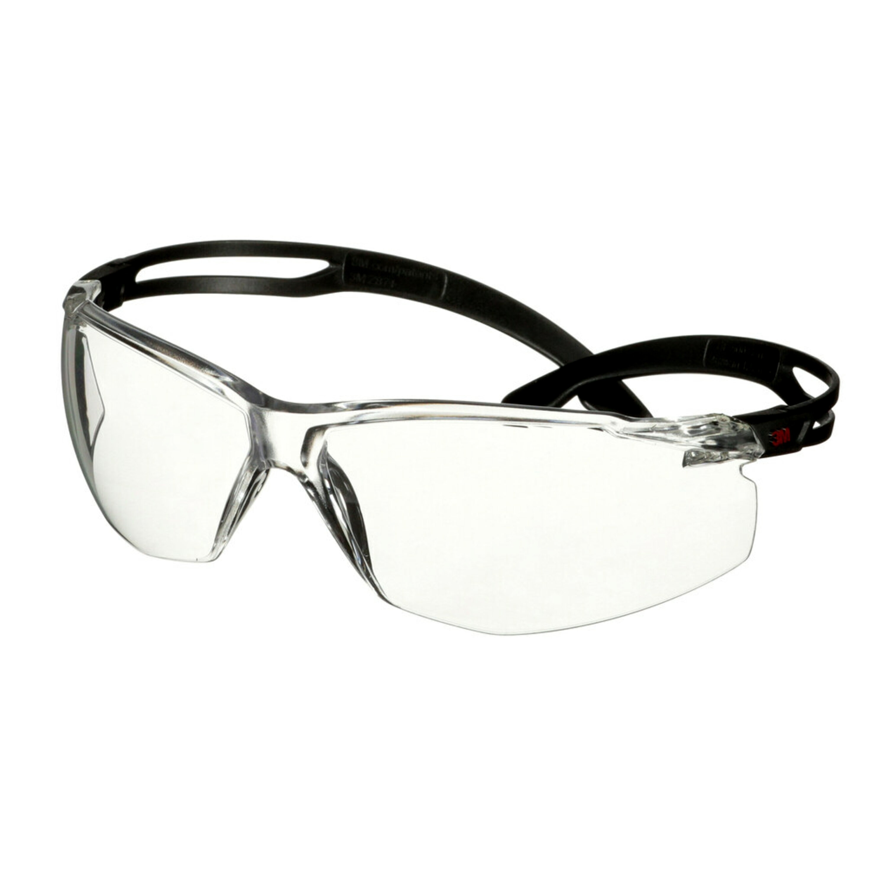 3M™ SecureFit™ 500 Schutzbrille, schwarze Bügel, Antikratz-/Anti-Fog-Beschichtung, transparente Scheibe, SF501AF-BLK-EU, 20 pro Packung