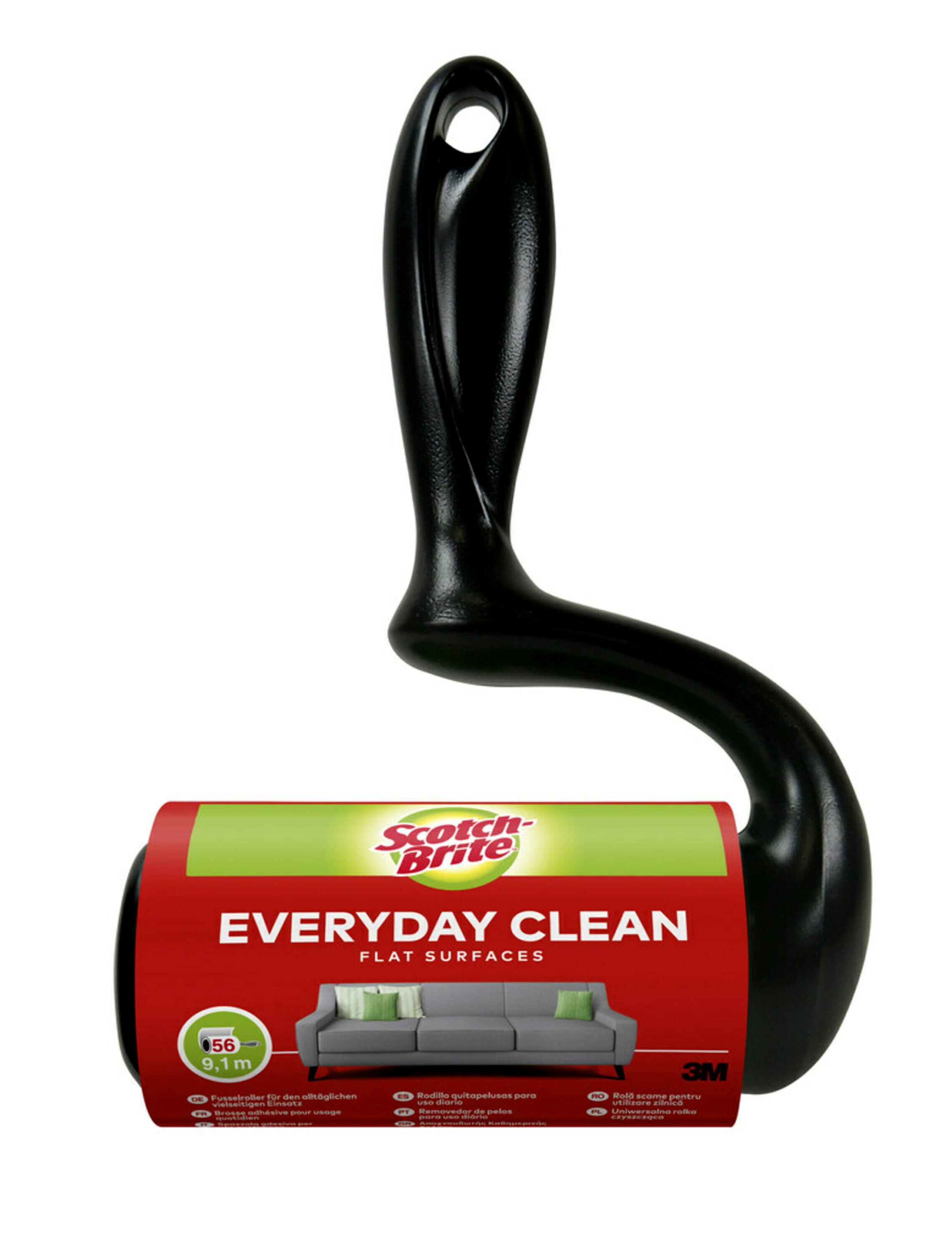 Scotch-Brite™ Everyday Clean Fusselroller für flache Oberflächen, 56 Blatt