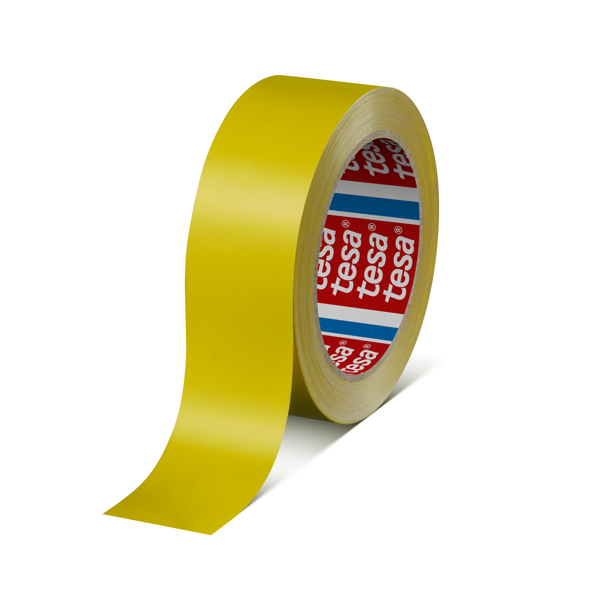 tesa 60404, PVC, 66 m x 9 mm, yellow