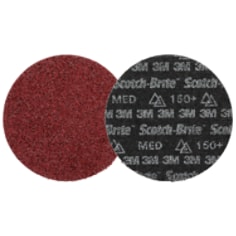 Scotch-Brite™ Präzisions-Vliesscheibe für höchste Anforderungen, HD-DH, Medium 150+, 152 mm x NH, 50 ea/Case