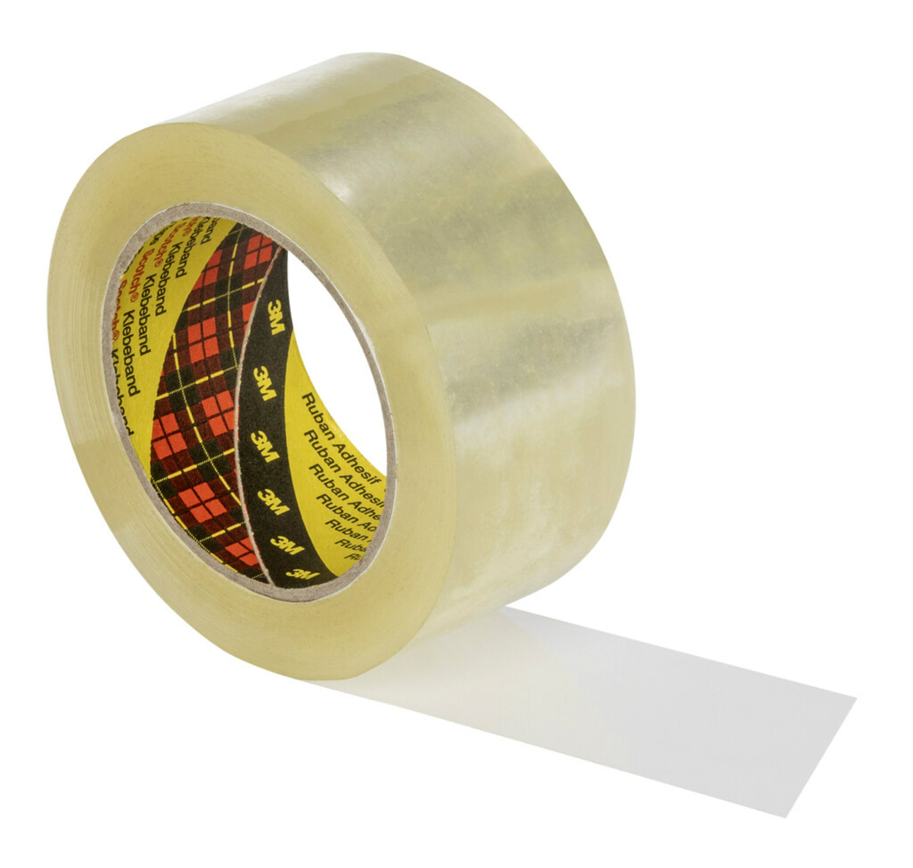 Ruban adhésif d'emballage Scotch® 375 E, transparent, 50 mm x 66 m, 0,075 mm