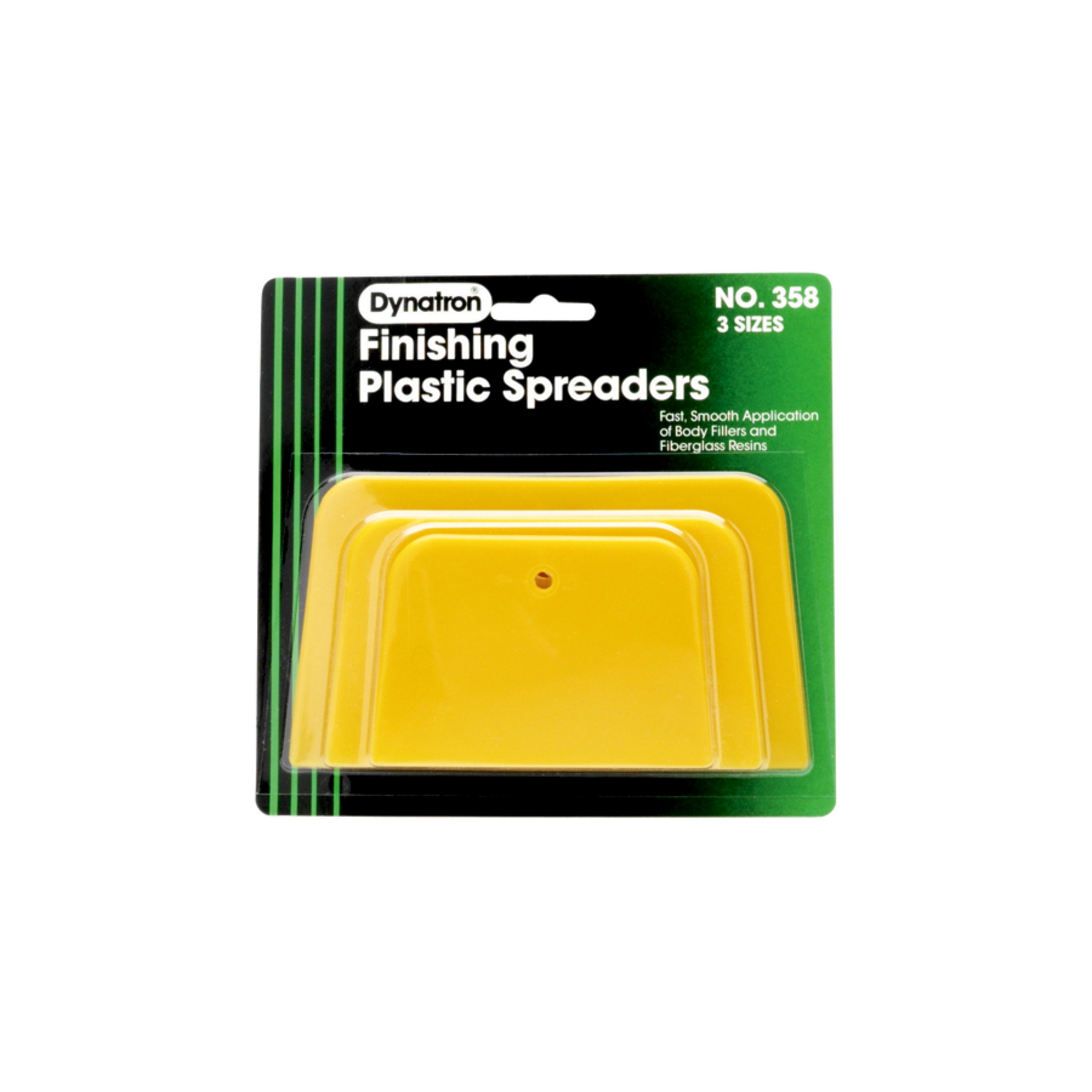 3M™ Plastic Spatula Cards, Yellow, 24 per box