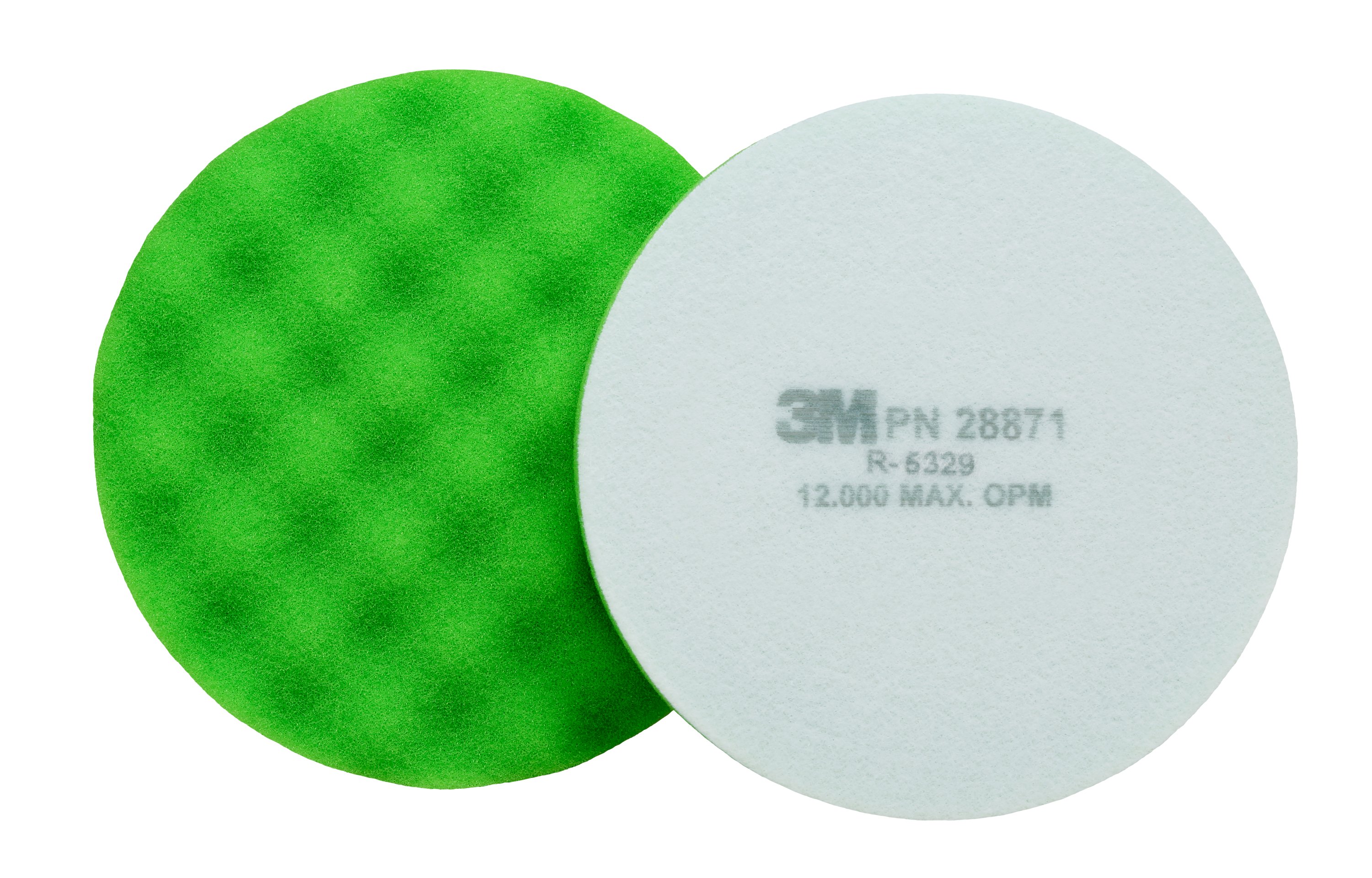 3M™ Finesse-it™ Polishing Sponge, 28871, 13.33 cm, green, 10 per bag, 50 per case