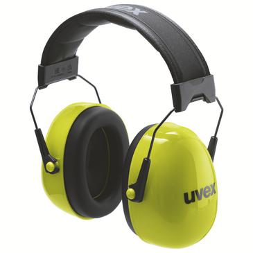 Protections auditives à coques uvex K20 Hi-Viz 2630021 jaunes, SNR 33 dB, tailles L, M, S