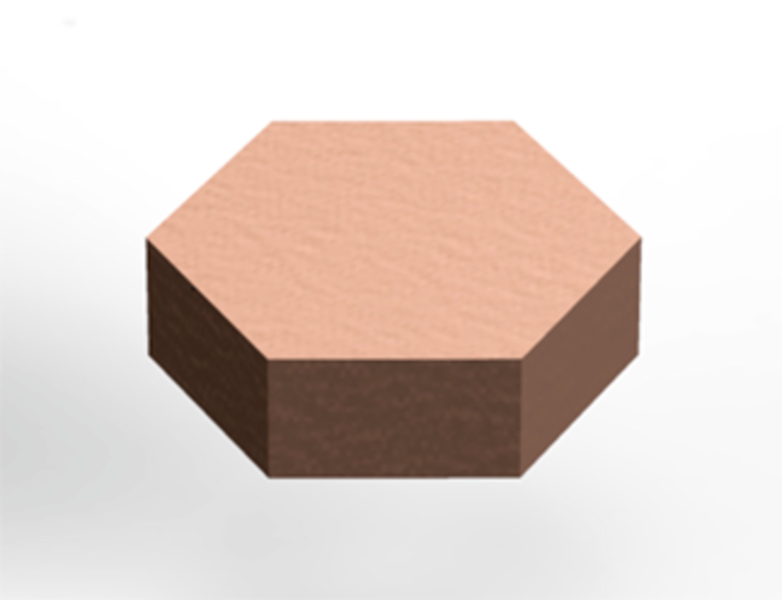 Butée élastique 3M™ Bumpon™ SJ5201, marron clair, 11,0 x 3,2 mm, adhésif acrylique A-20