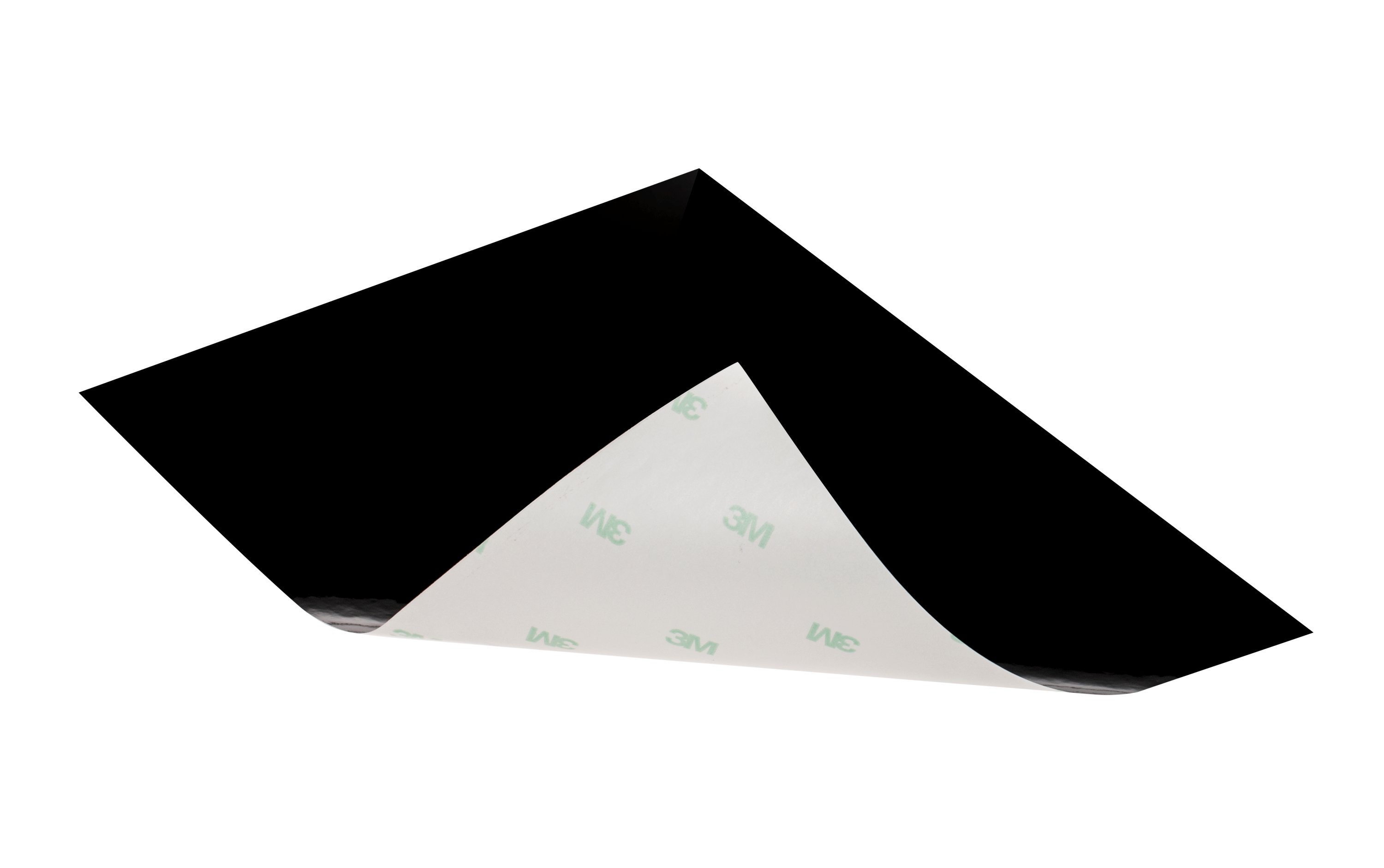 Film couleur 3M™ 7846 pour marquage laser, noir brillant/blanc, 120 mm x 300 m
