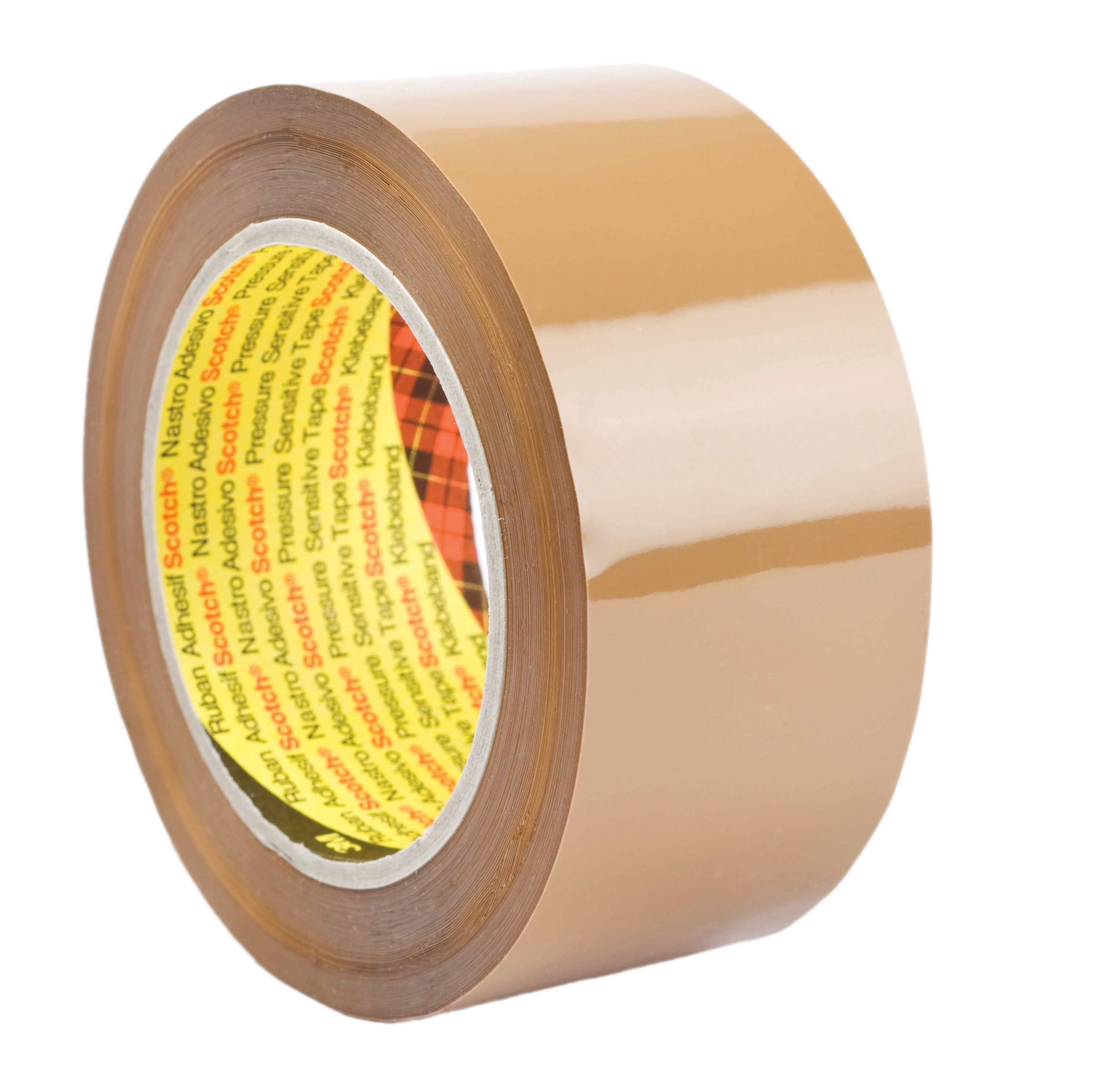 Scotch® PP High-Performance Packaging Tape 375E, Brown, 75 mm x 66 m, 0.075 mm