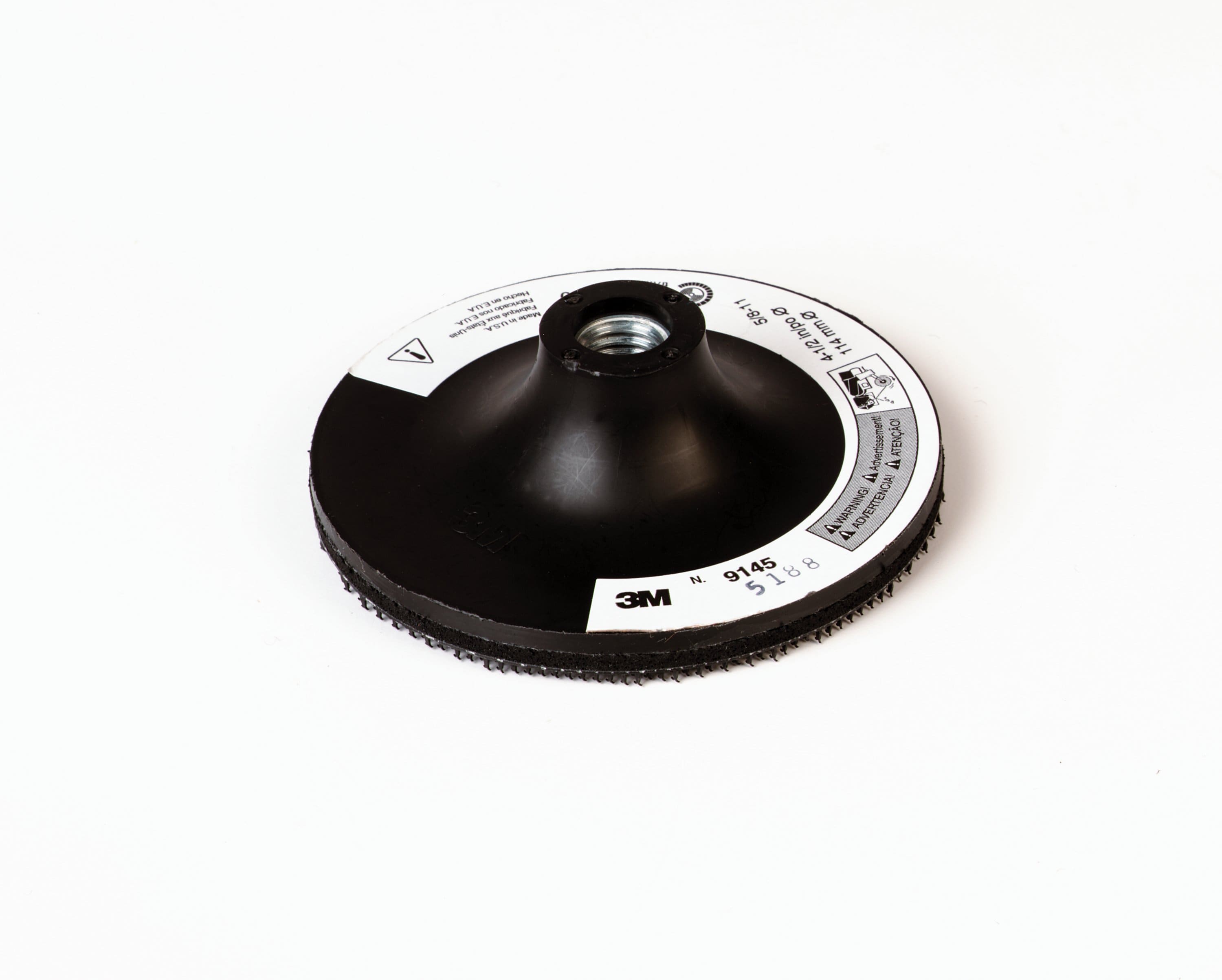 3M™ Adhesive Backing Pad DH-AC without centring, 125 mm, M14 mounting