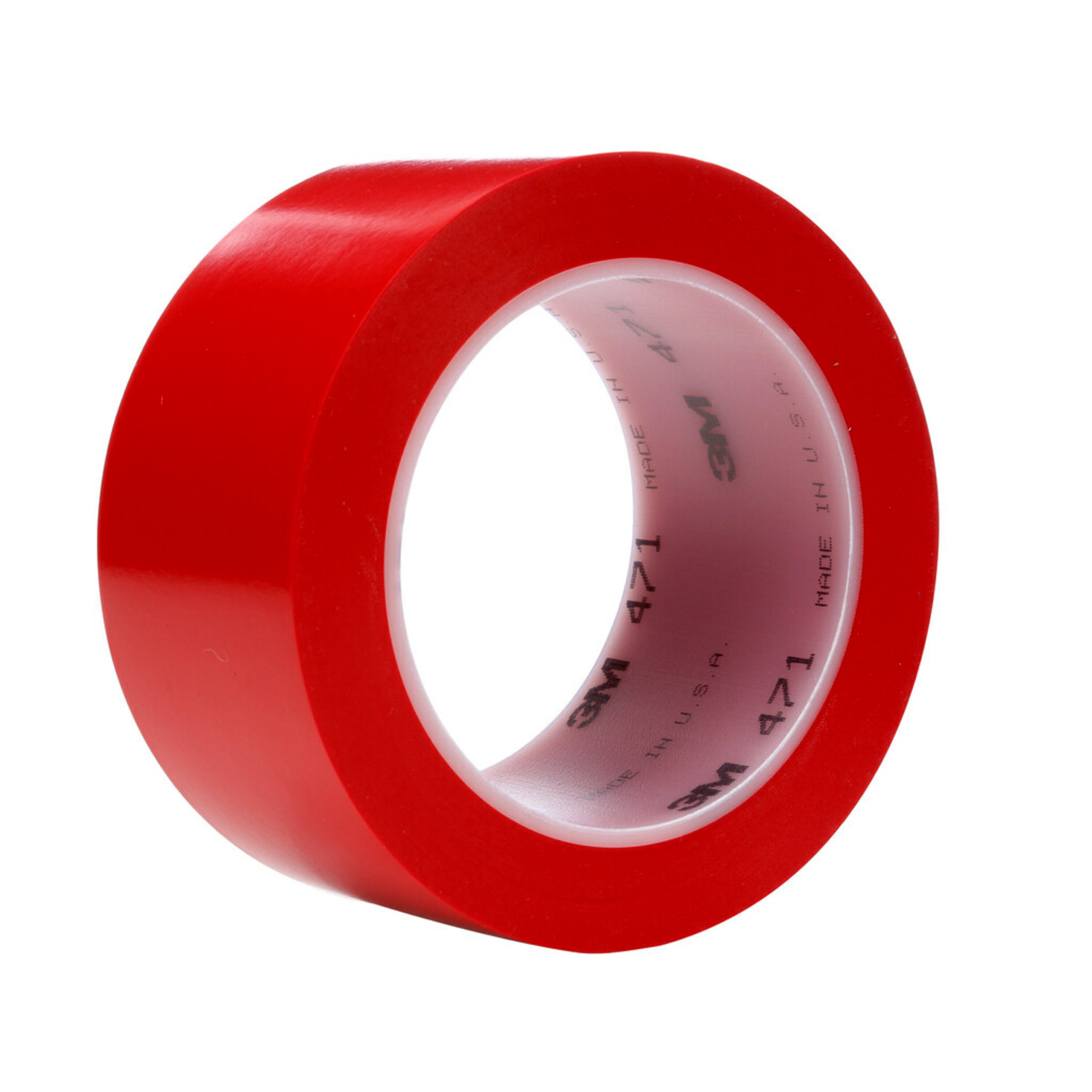 Ruban adhésif 3M™ en PVC souple 471F, rouge, 50 mm x 33 m, 0,14 mm