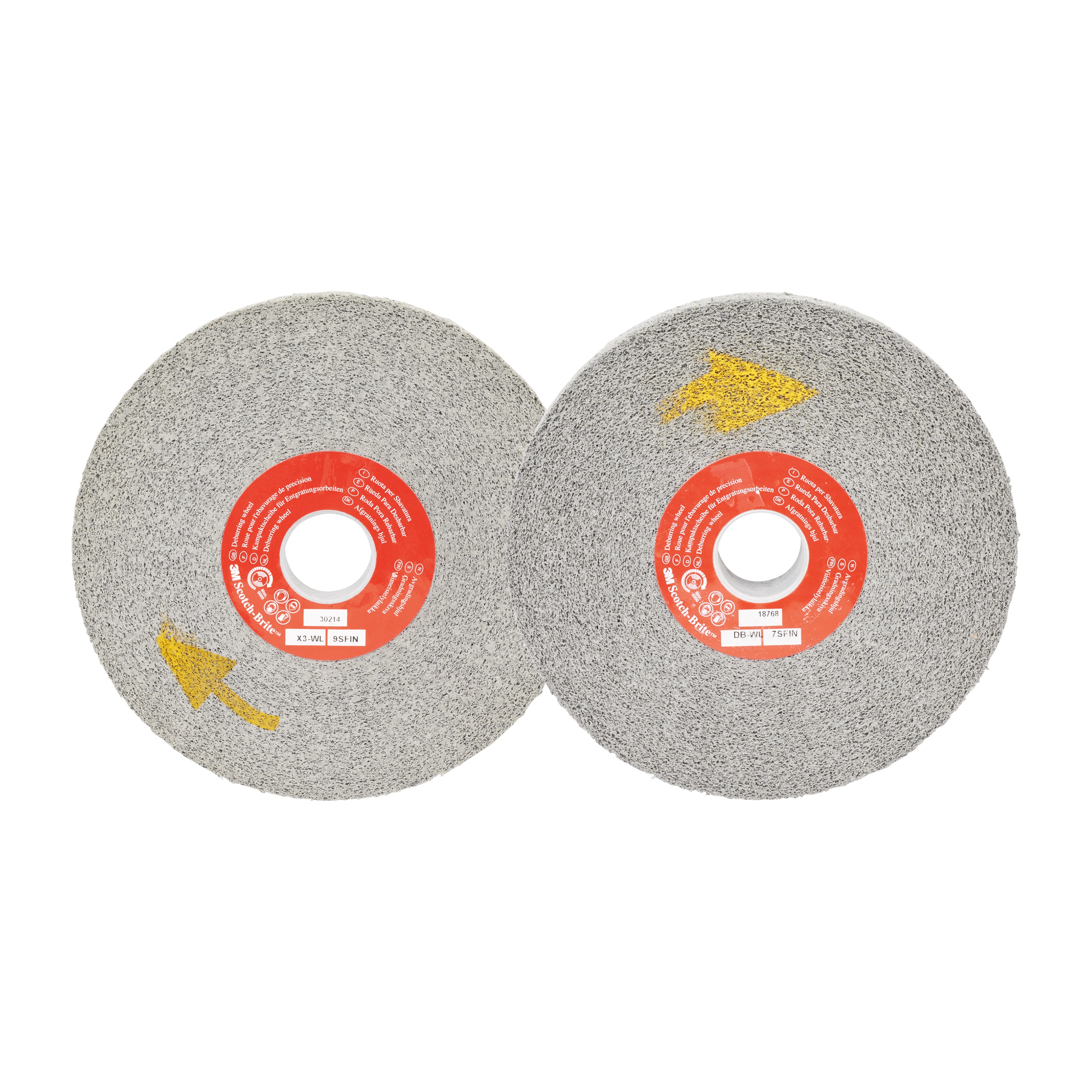 Disque compact d'ébavurage Scotch-Brite™ EX3, X3-WL, 8S Fine, 254 mm x 34,9 mm x 76,2 mm