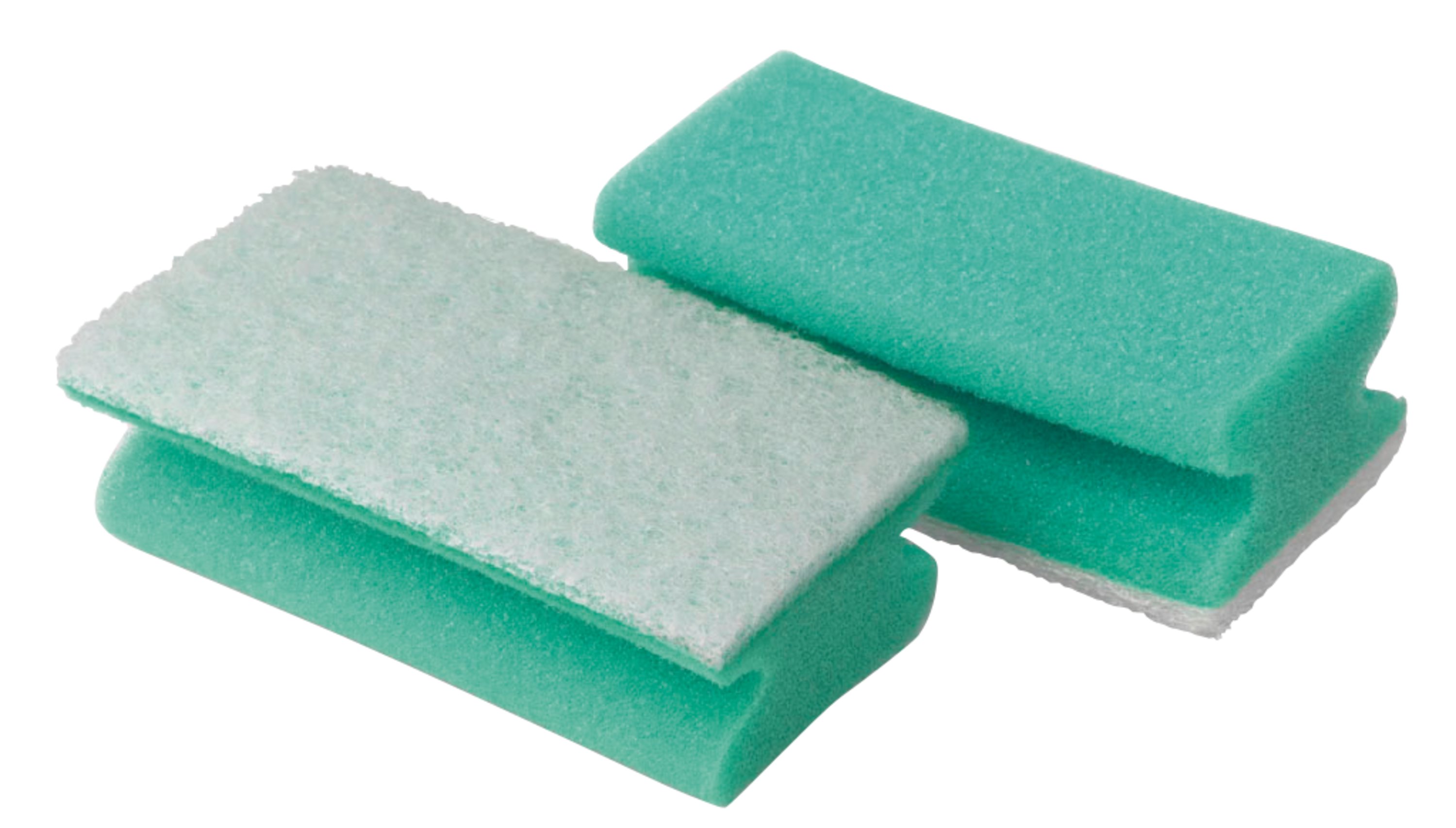 3M™ Scotch-Brite™ Sponge 108, Green/White, 70 mm x 130 mm, 10 x 10 pieces per box