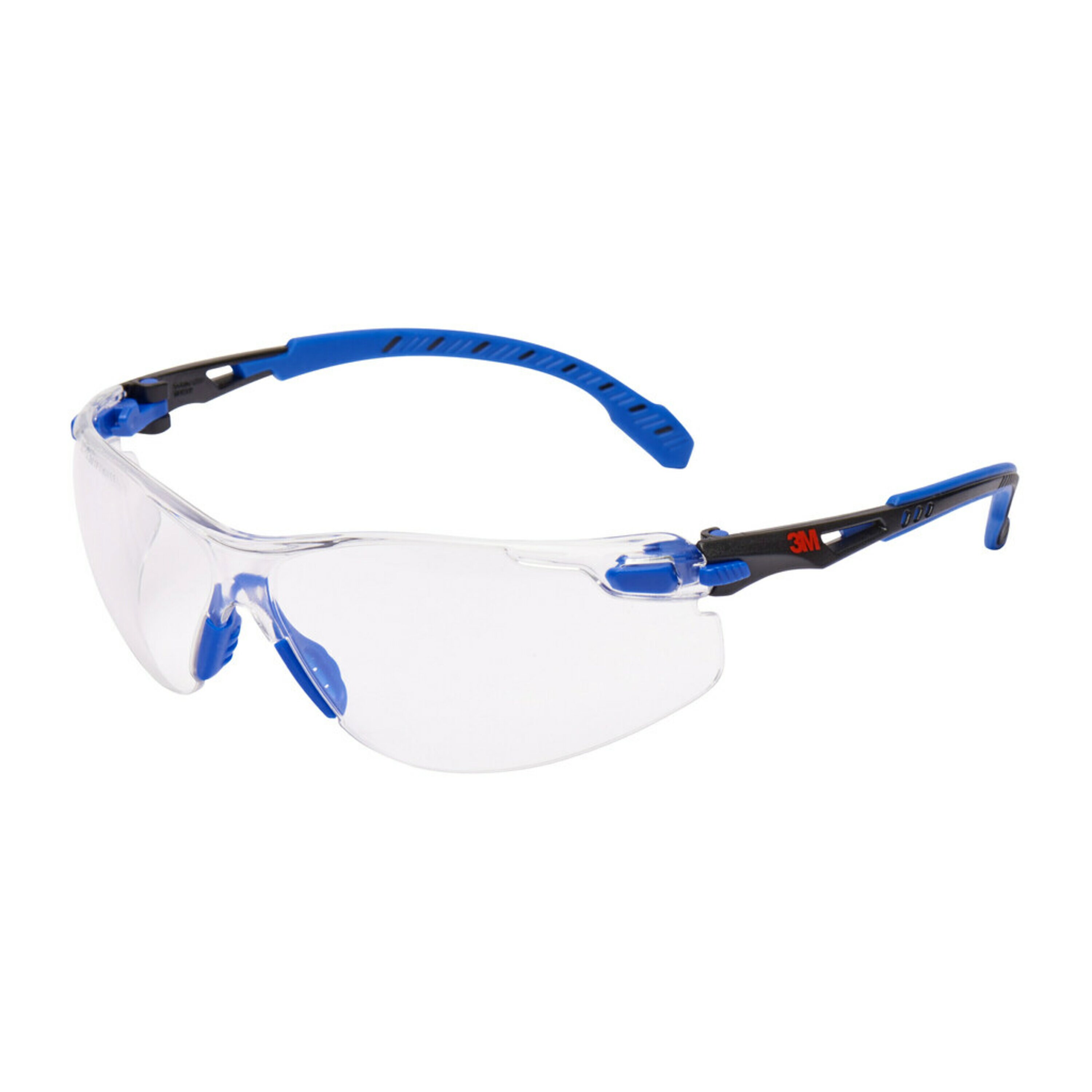 3M™ Solus™ 1000 Schutzbrille, blau/schwarze Bügel, Scotchgard™ Anti-Fog-/Antikratz-Beschichtung (K&N), transparente Scheibe, Schaumrahmen und Kopfband, S1101SGAFKT-EU, 20 pro Packung