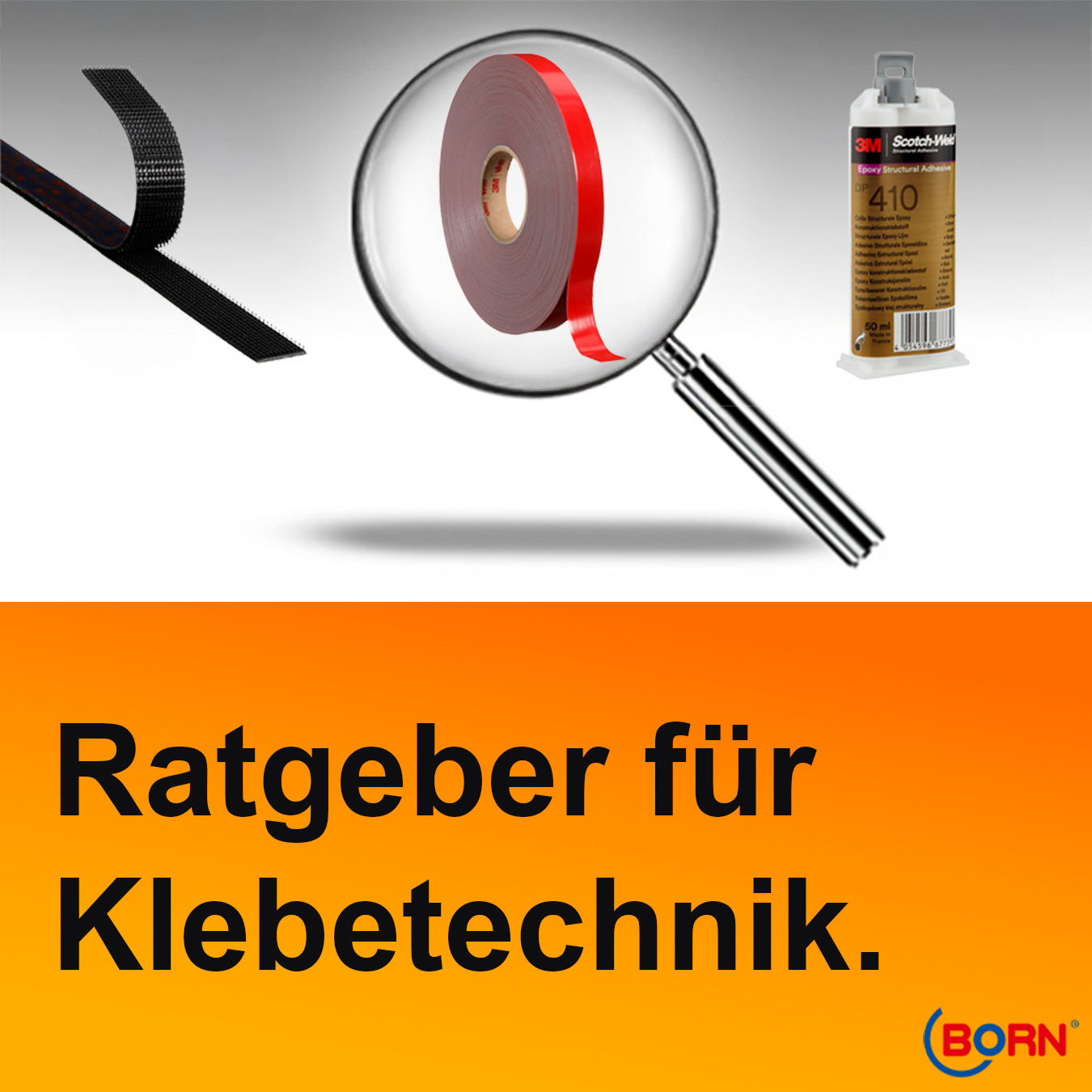 3M Produkt-Ratgeber für Klebebänder und Klebstoffe