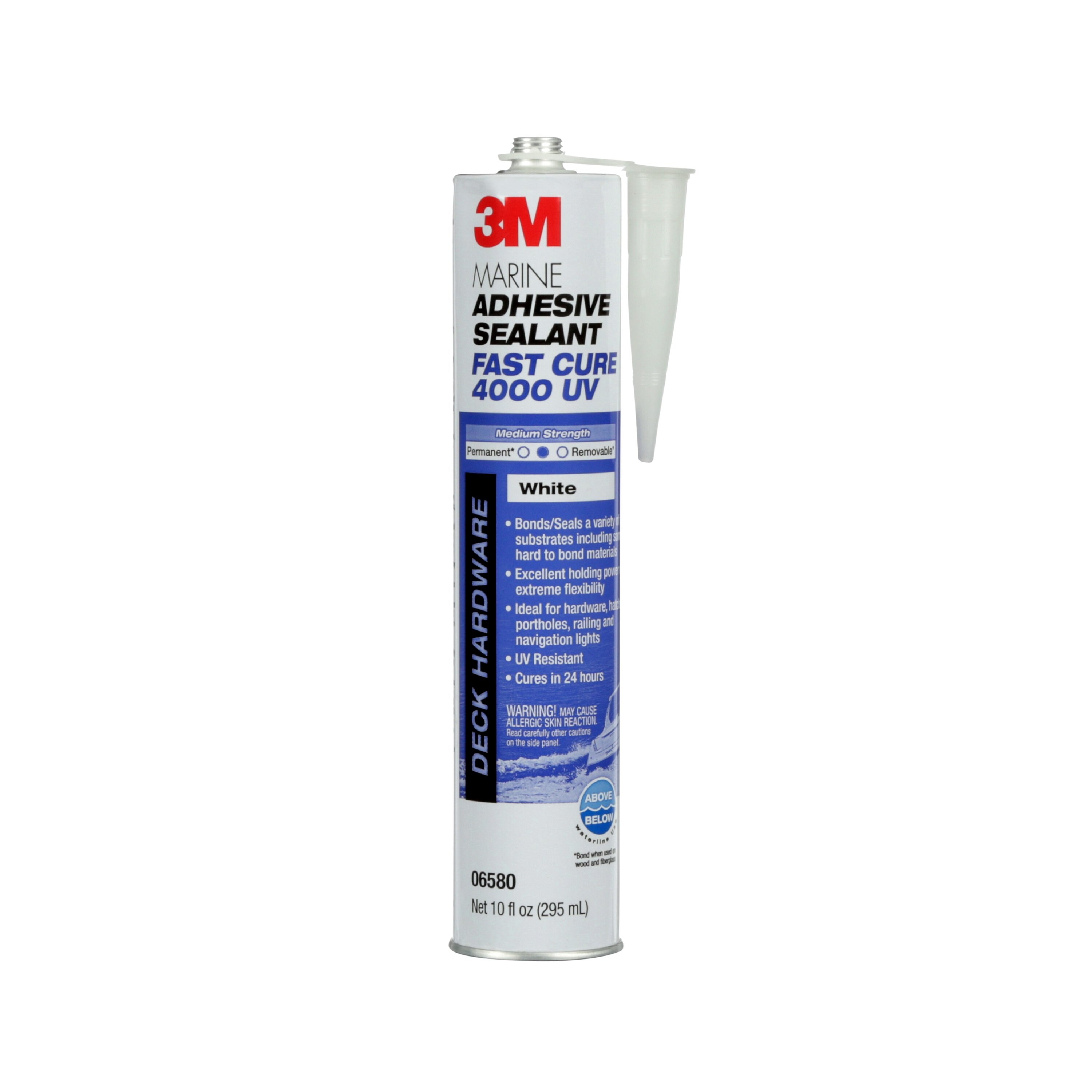 3M™ Marine Adhesive and Sealant based on silane-modified polymers 4000UV, White, 295 ml