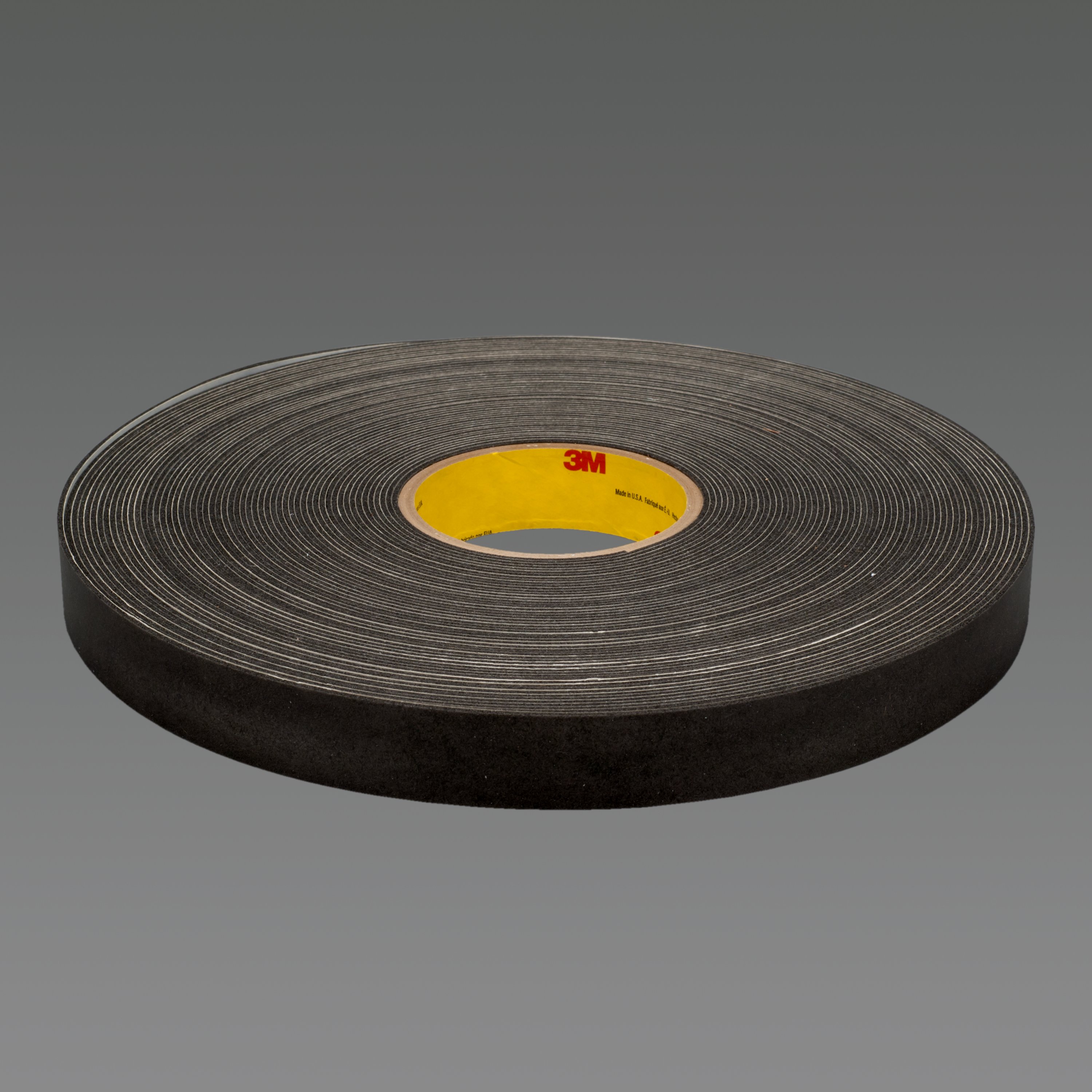 3M™ Vinyl Adhesive Tape 4508, Black, 12 mm x 33 m, 3.2 mm