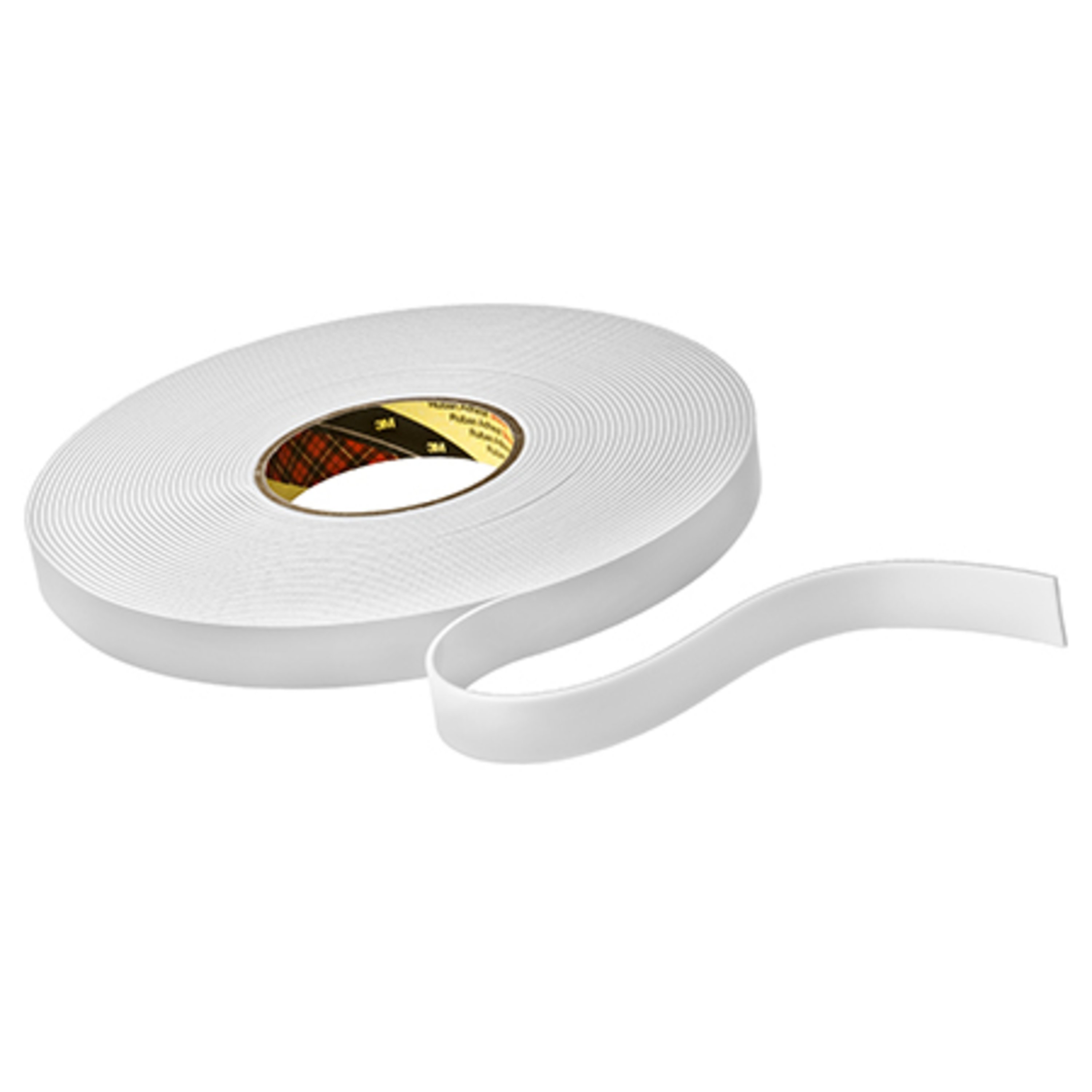 3M™ Double-sided PE Foam Adhesive Tape 9515W, White, 19 mm x 33 m, 1.5 mm