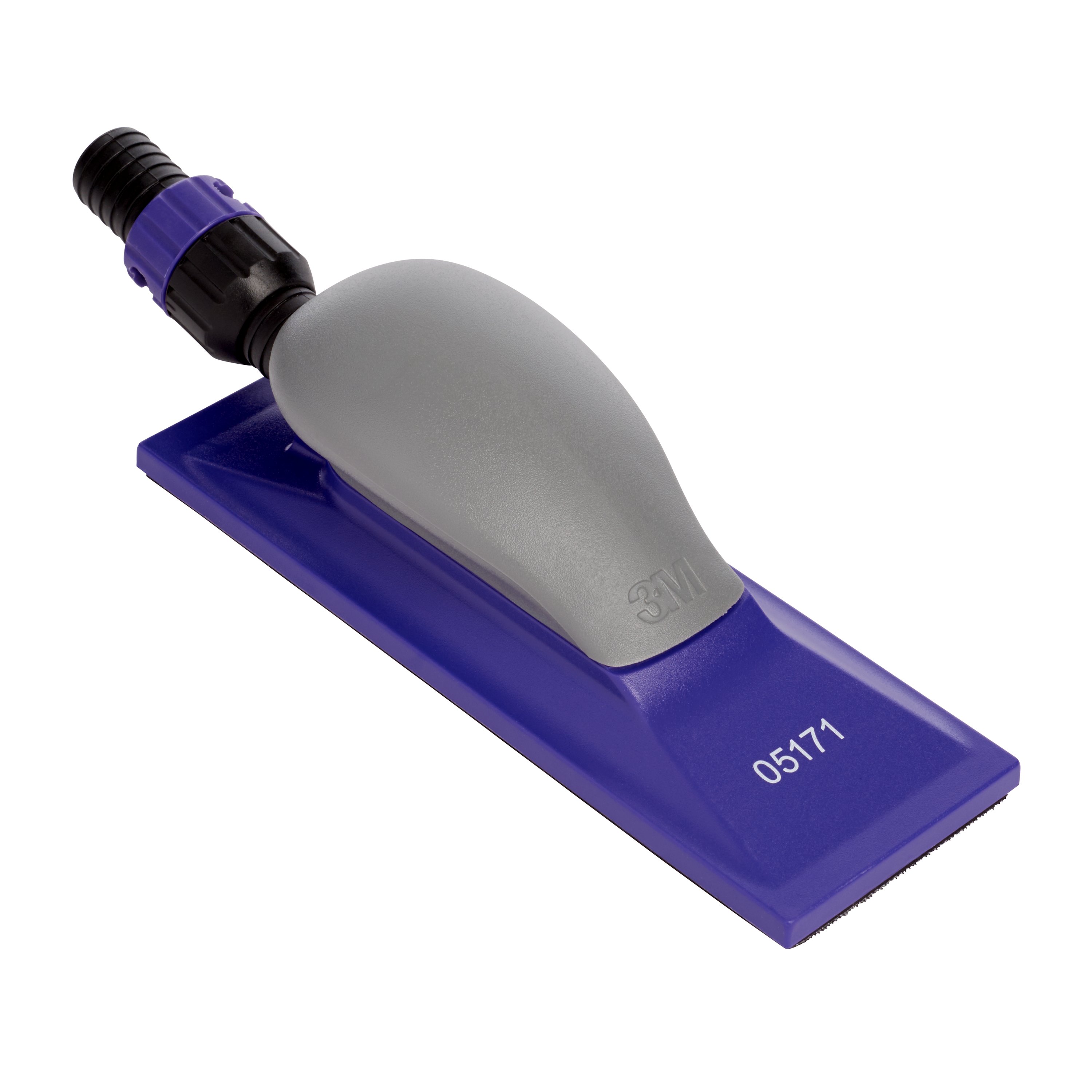 3M™ Hookit™ Purple Premium Hand Block, 70 mm x 198 mm, Multi-hole, 05171