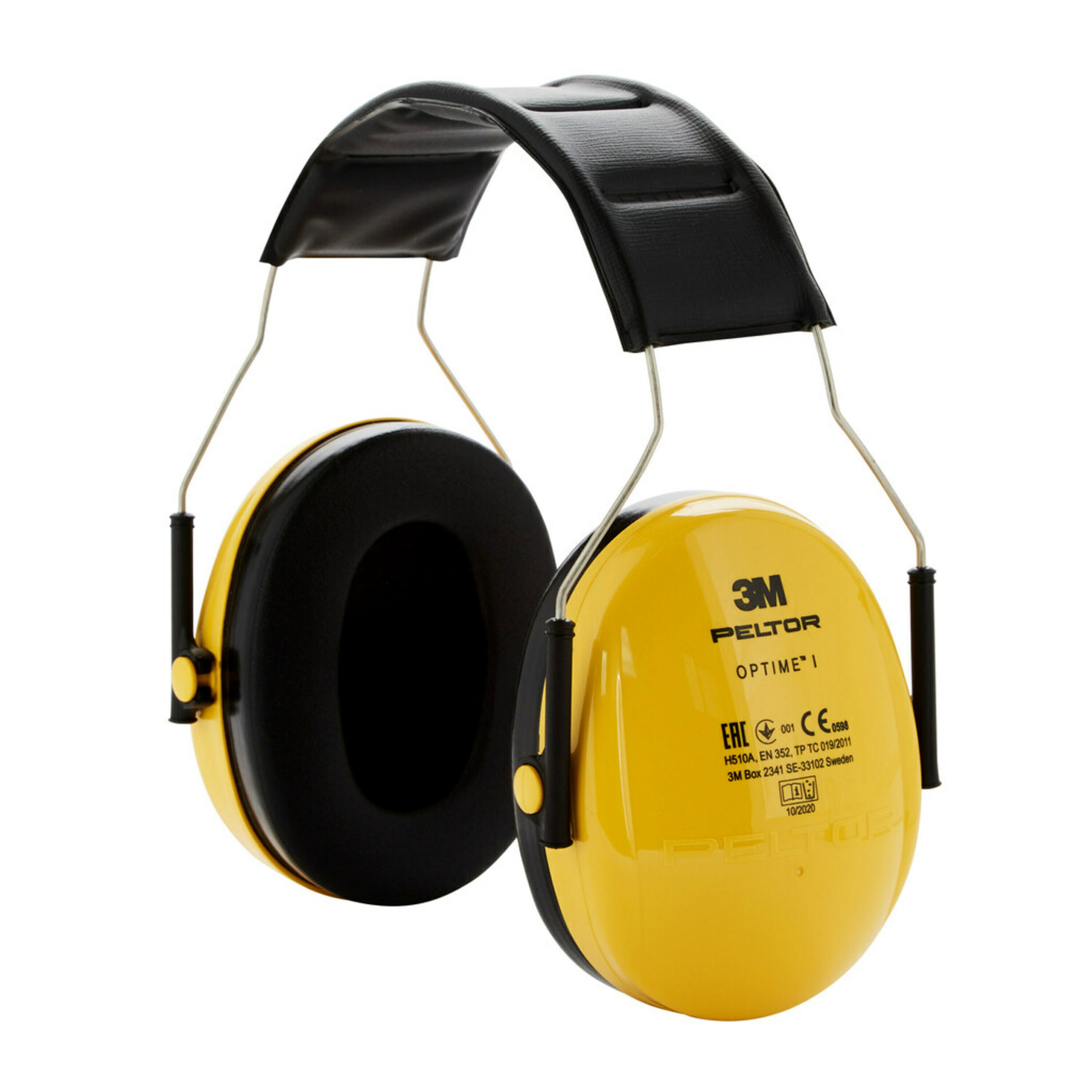 Casque antibruit 3M™ PELTOR™ Optime™ I H510A, indice SNR de 27 dB, jaune
