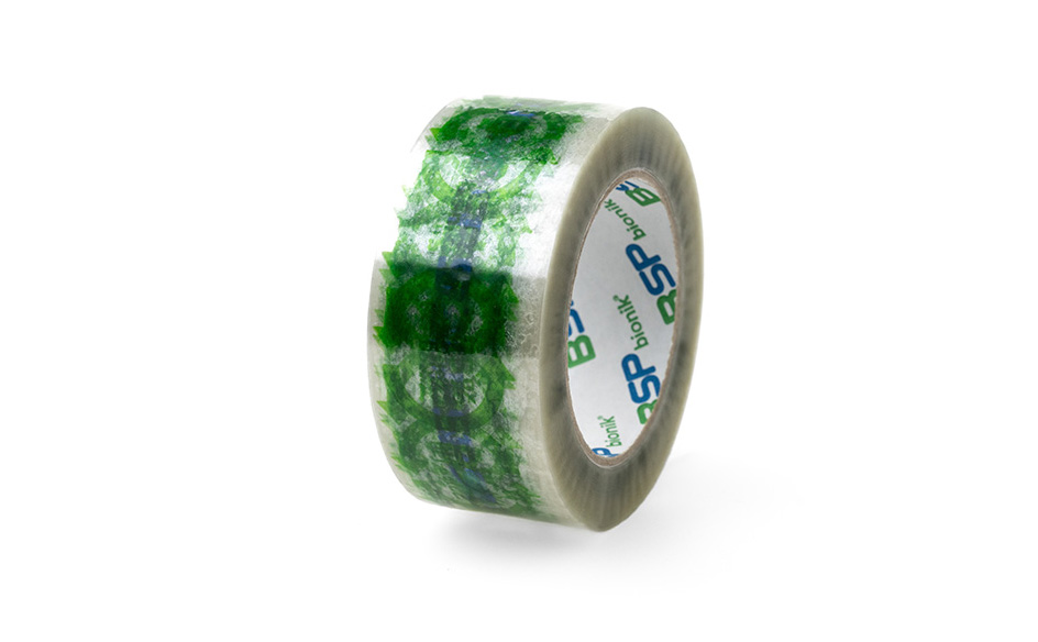 BSP bionik 119 Verpackungsklebeband 50mm x 132m transparent  "Standard Recyclingdruck"