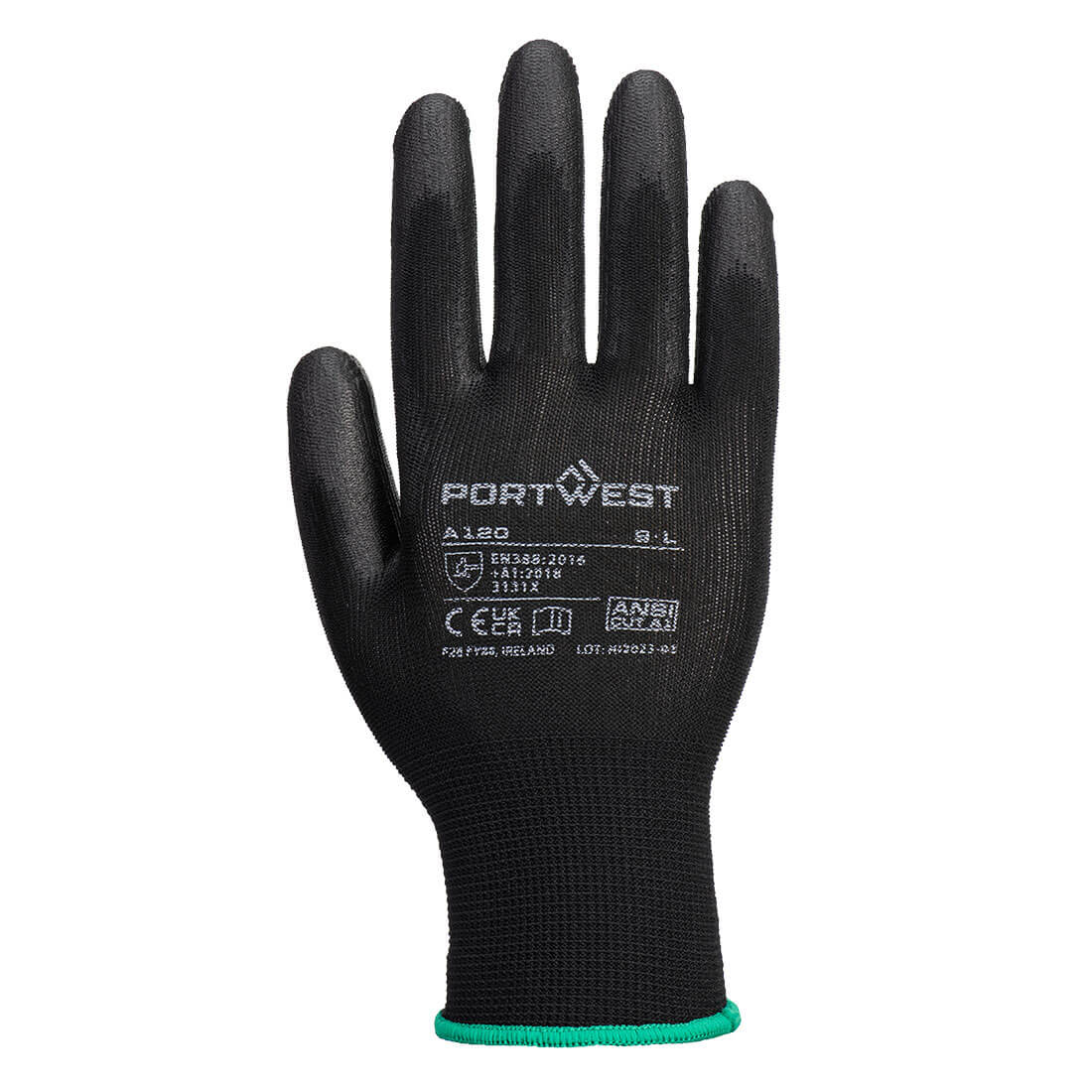 Gants A120 Portwest taille XL (10) noirs