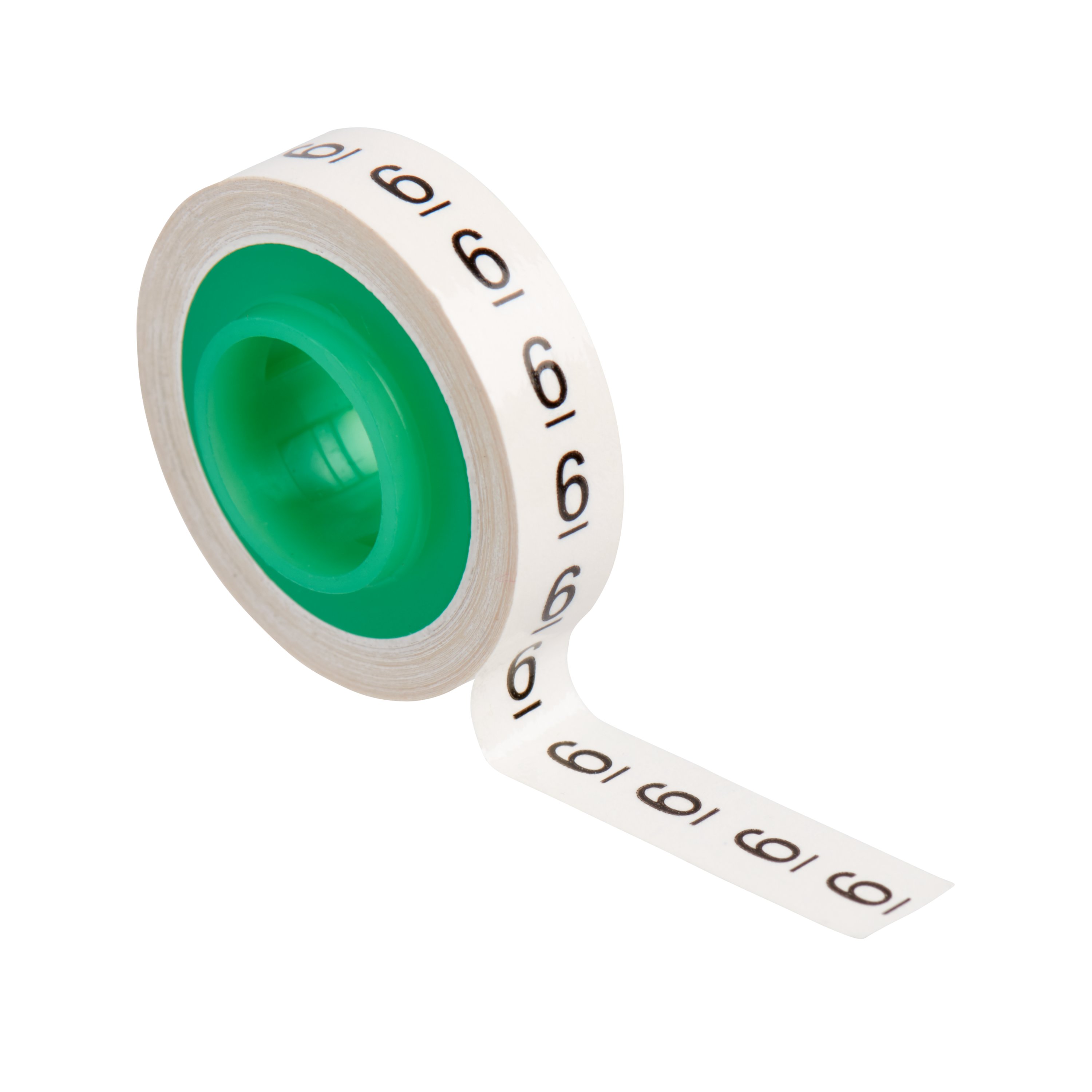 3M™ ScotchCode™ SDR-6 Kabelmarkierer Nachfüllrollen, Ziffer "6", 3er Blisterpack