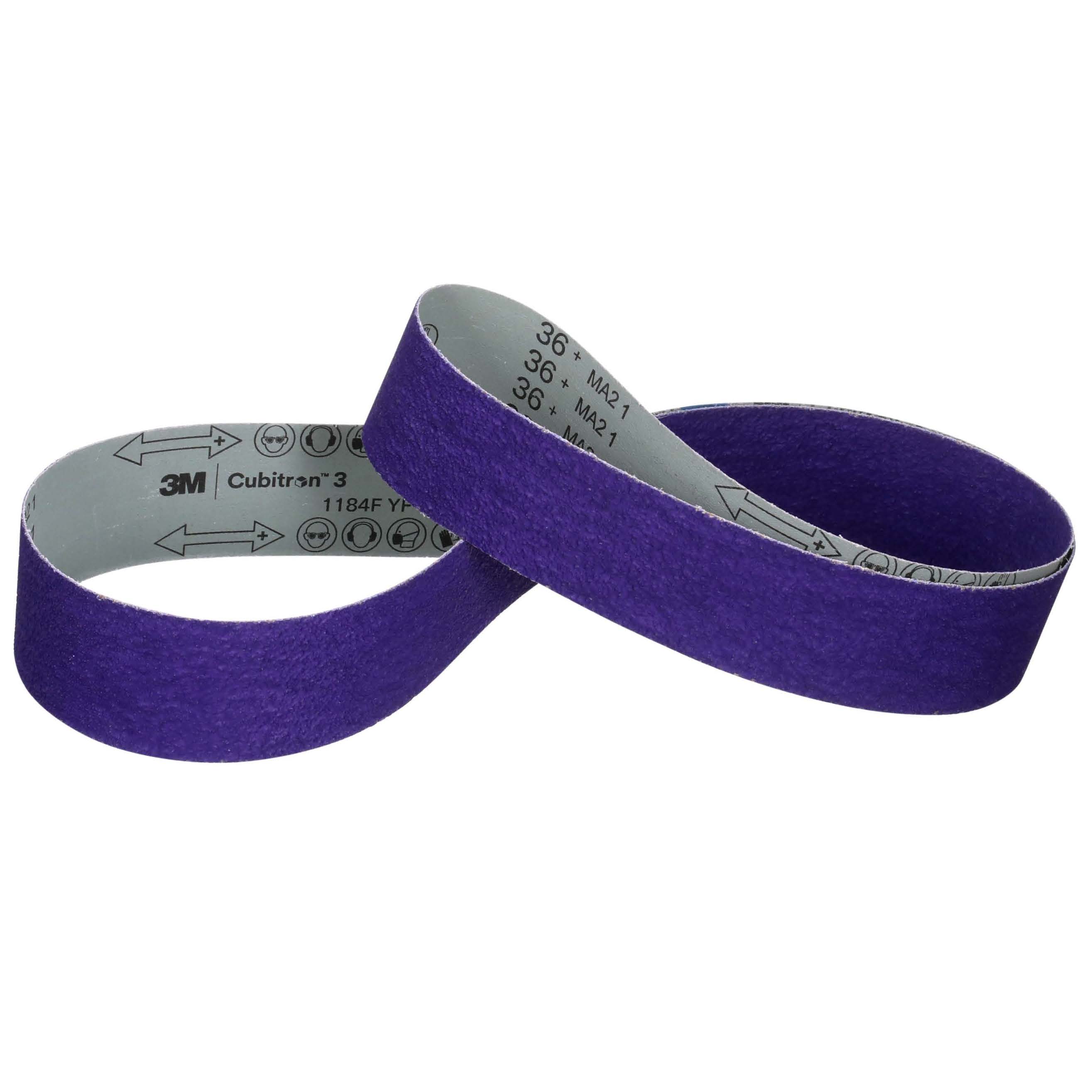 3M™ Cubitron™ 3 Gewebeschleifband 1184F, 36+ YF weight, 50 mm x 2000 mm