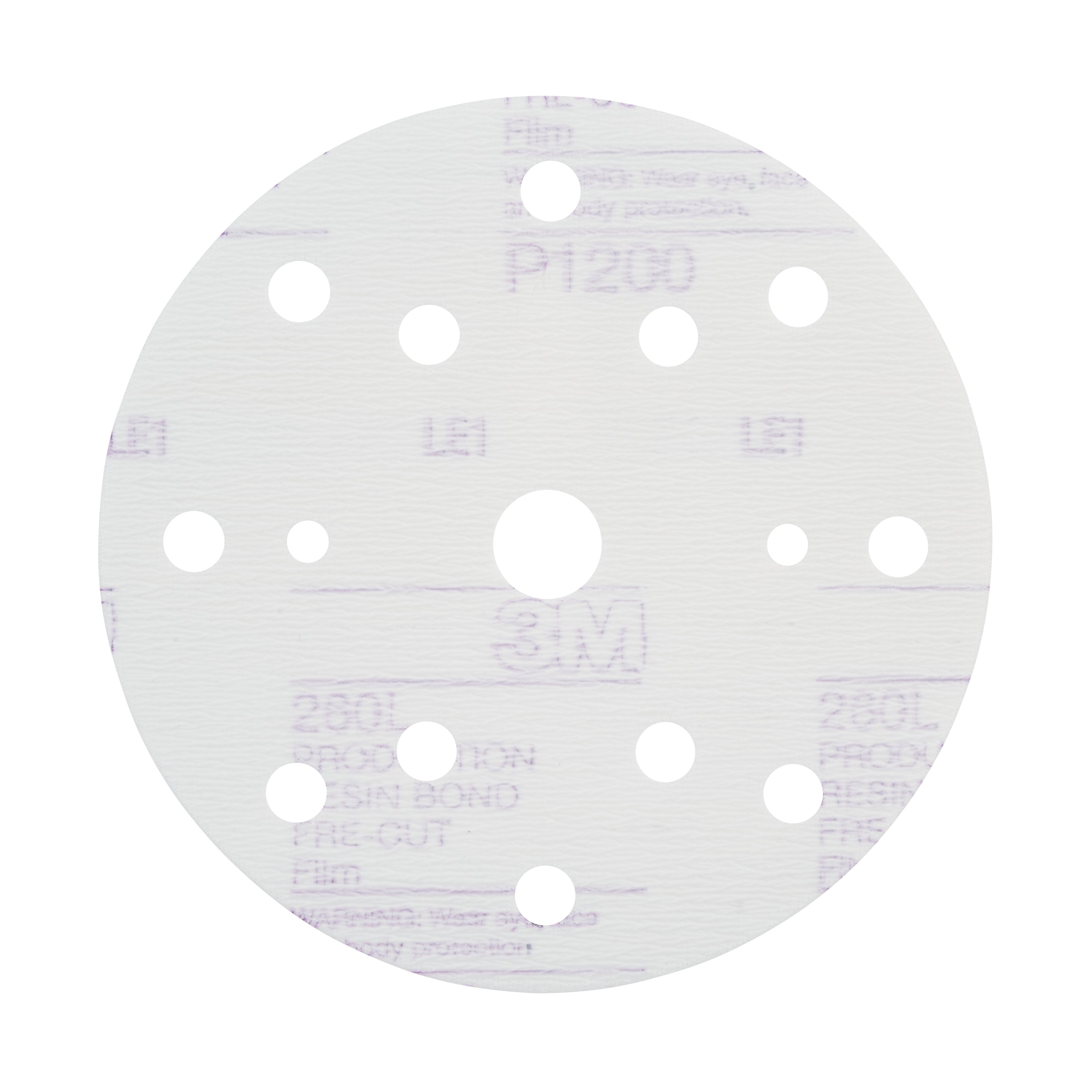 3M™ Hookit™ Schleifscheibe 260L, 150 mm, 15-Loch, P1200