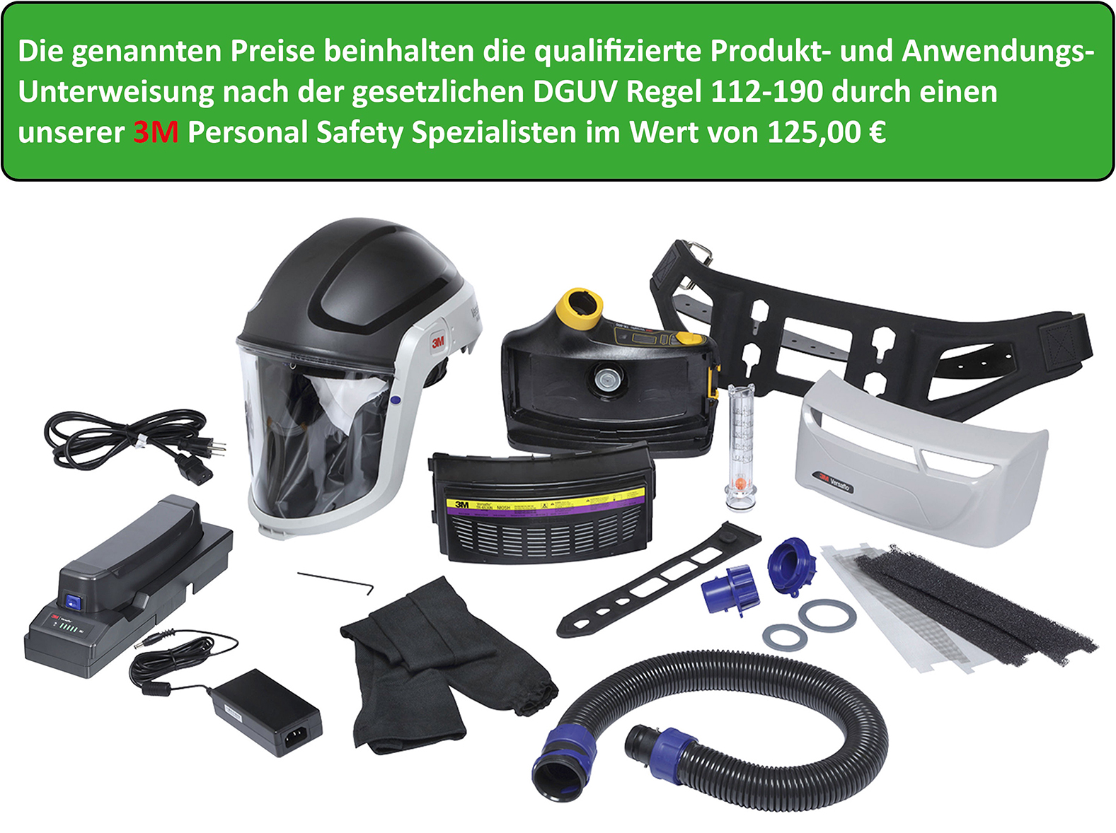 3M™ Versaflo™ eigensicheres Gebläseatemschutz-System, Kit für die Schwerindustrie, TR-800E HIK