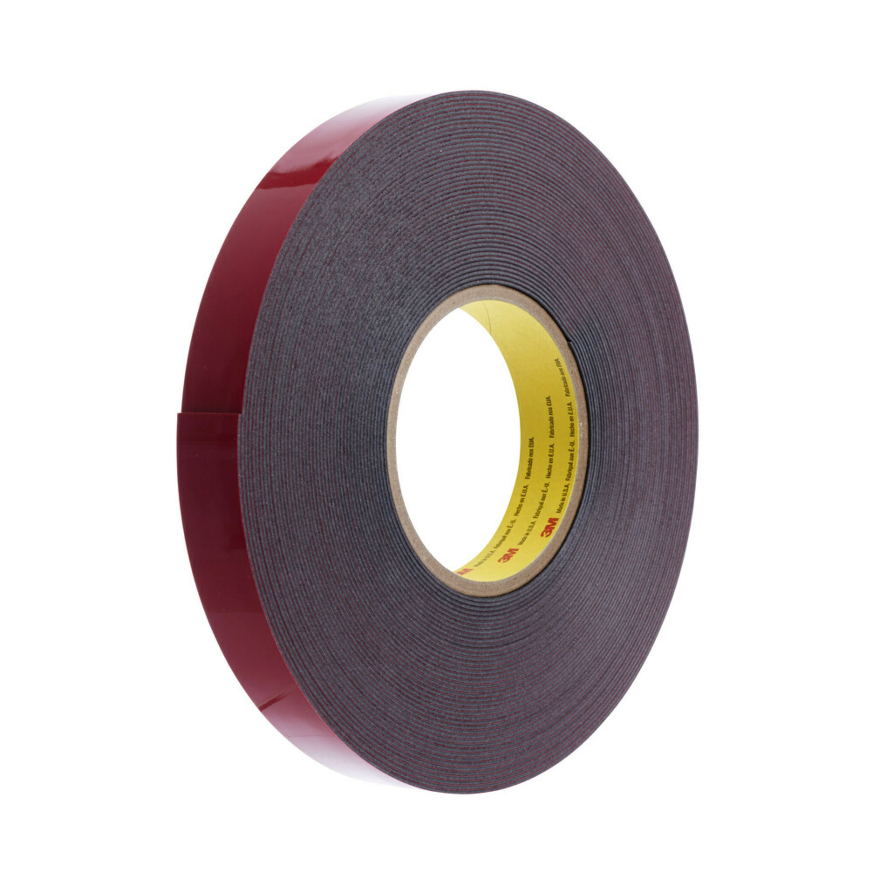 3M™ Acrylic Foam Double-Sided Adhesive Tape GTE6212 H, Grey, 1.2 mm, 10 mm x 66 m