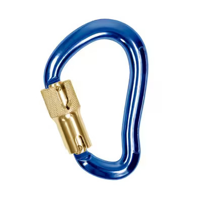 3M™ DBI-SALA® Self-locking carabiner, 19 mm opening, aluminium, blue, 2000025