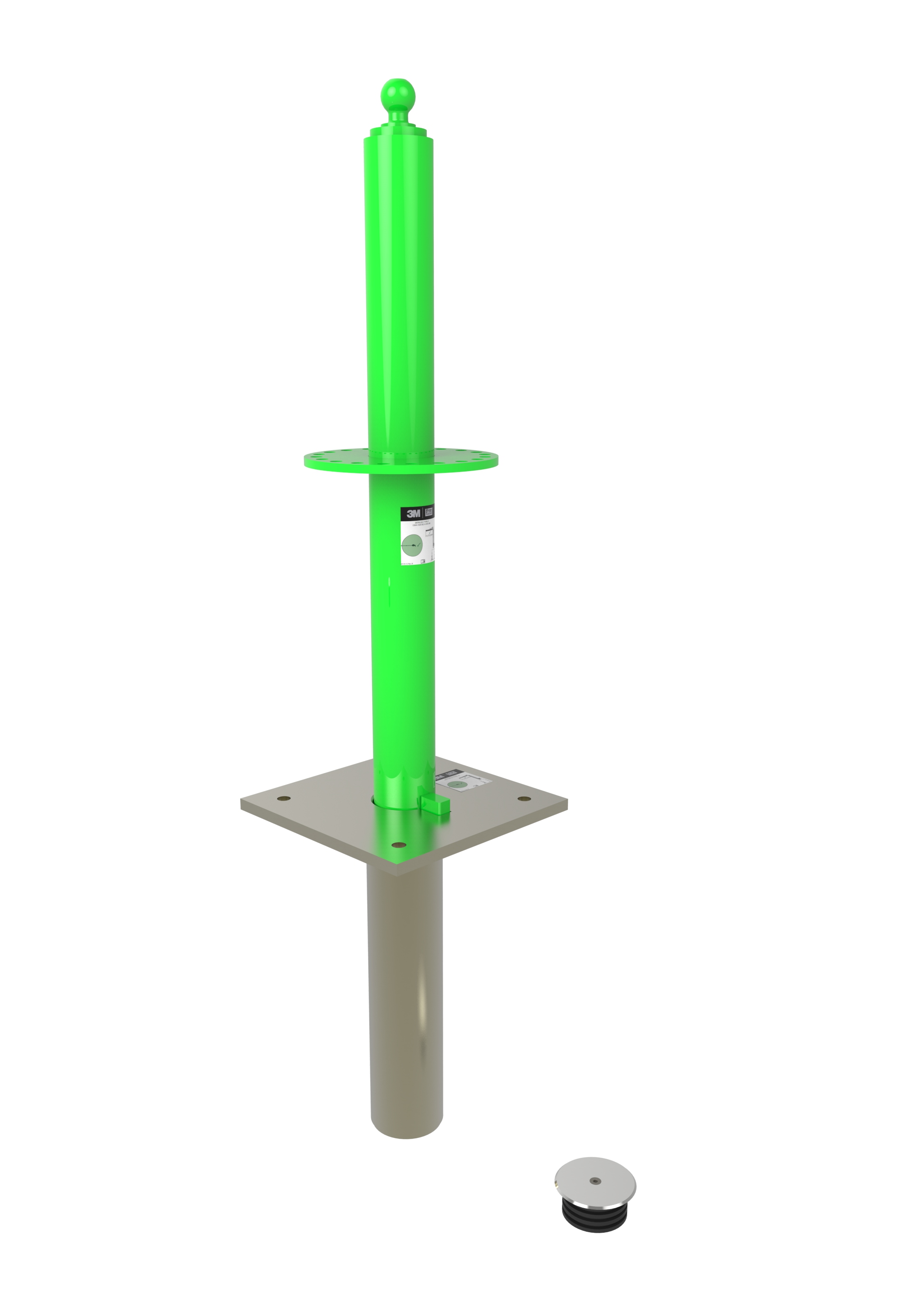 3M™ DBI-SALA® FlexiGuard™ M200 sleeve for permanent installation in concrete, 2 users, 8530889