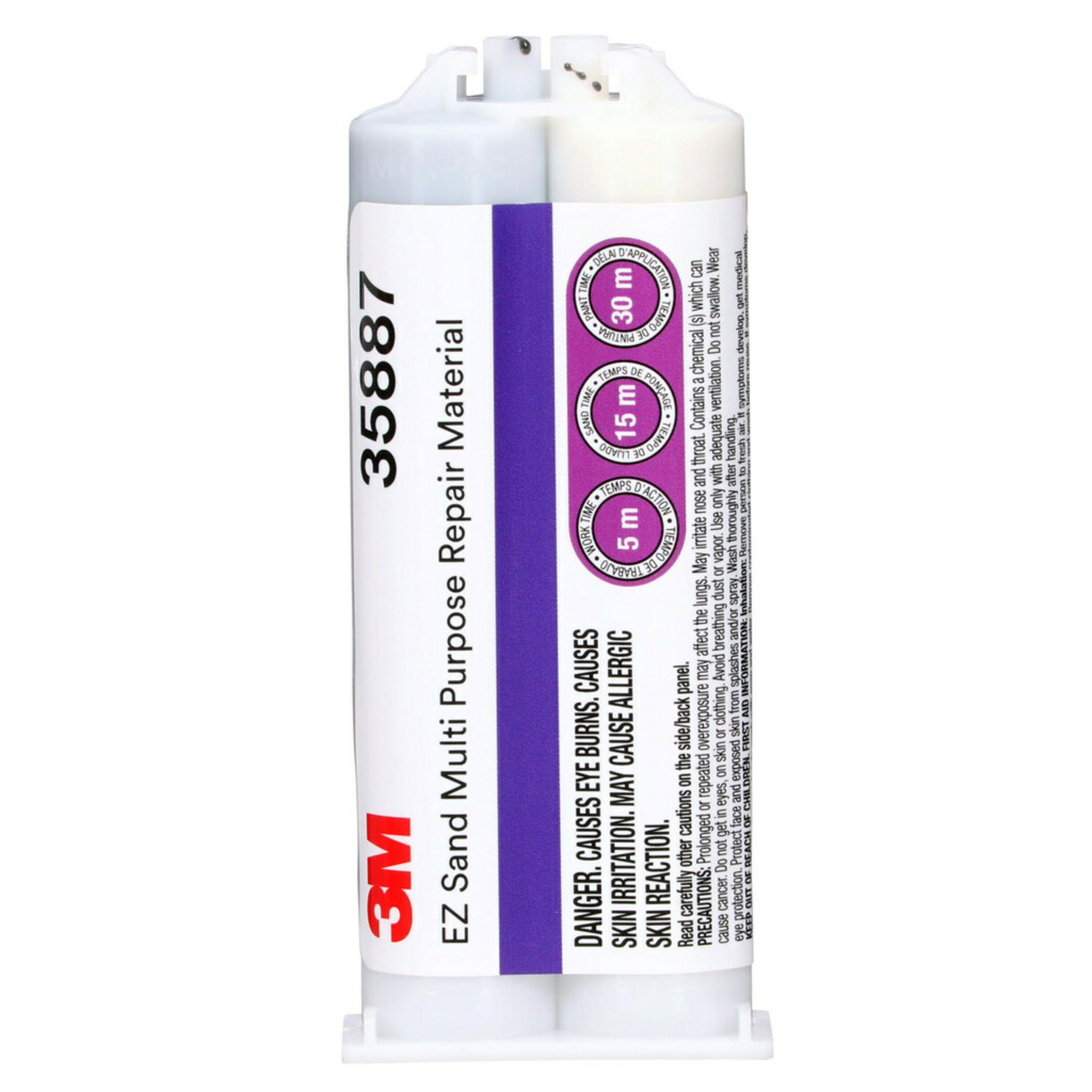 3M™ Easy-to-Sand Repair Compound for Flexible Parts, 47.3 ml cartridge, 35887