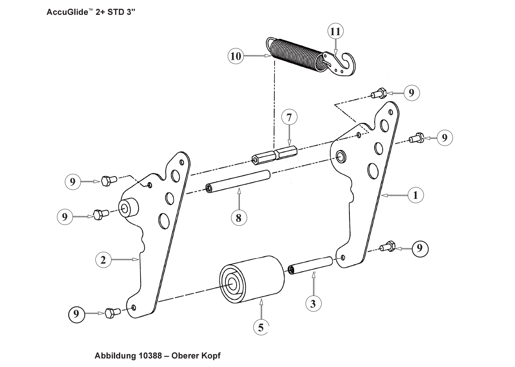 78-8091-0799-4 SHAFT - 10x85 W/HEXAGON