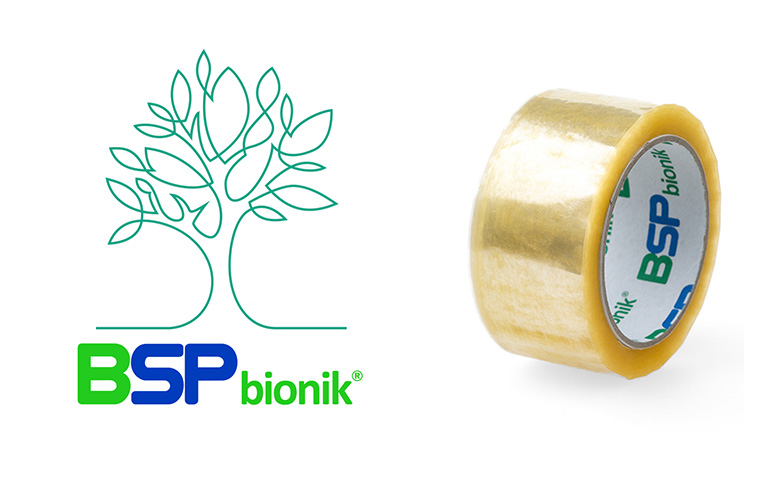 BSP bionik 138+ Verpackungsklebeband 50mm x 66m transparent, ohne Druck