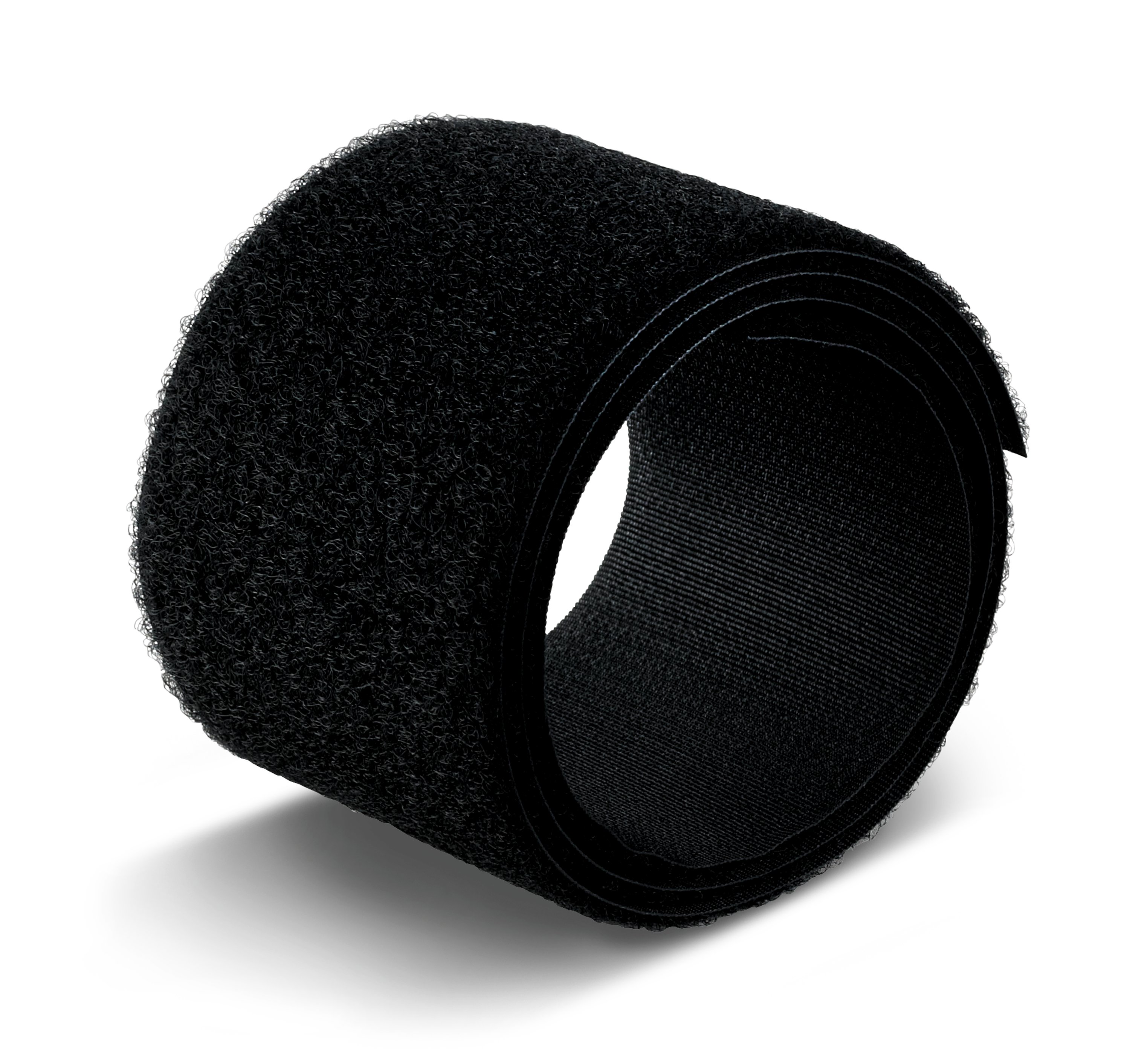 3M™ SJ3418FR Flame-Retardant Loop Tape, Black, 25.4 mm x 45.7 m