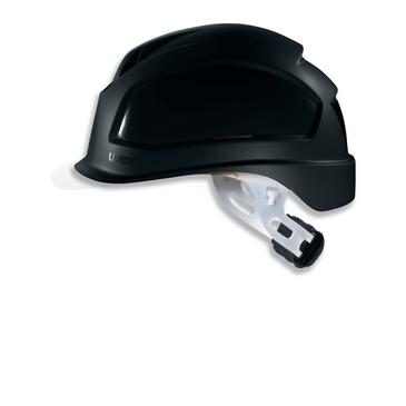uvex pheos E-S-WR 9770931 safety helmet, black, without vents