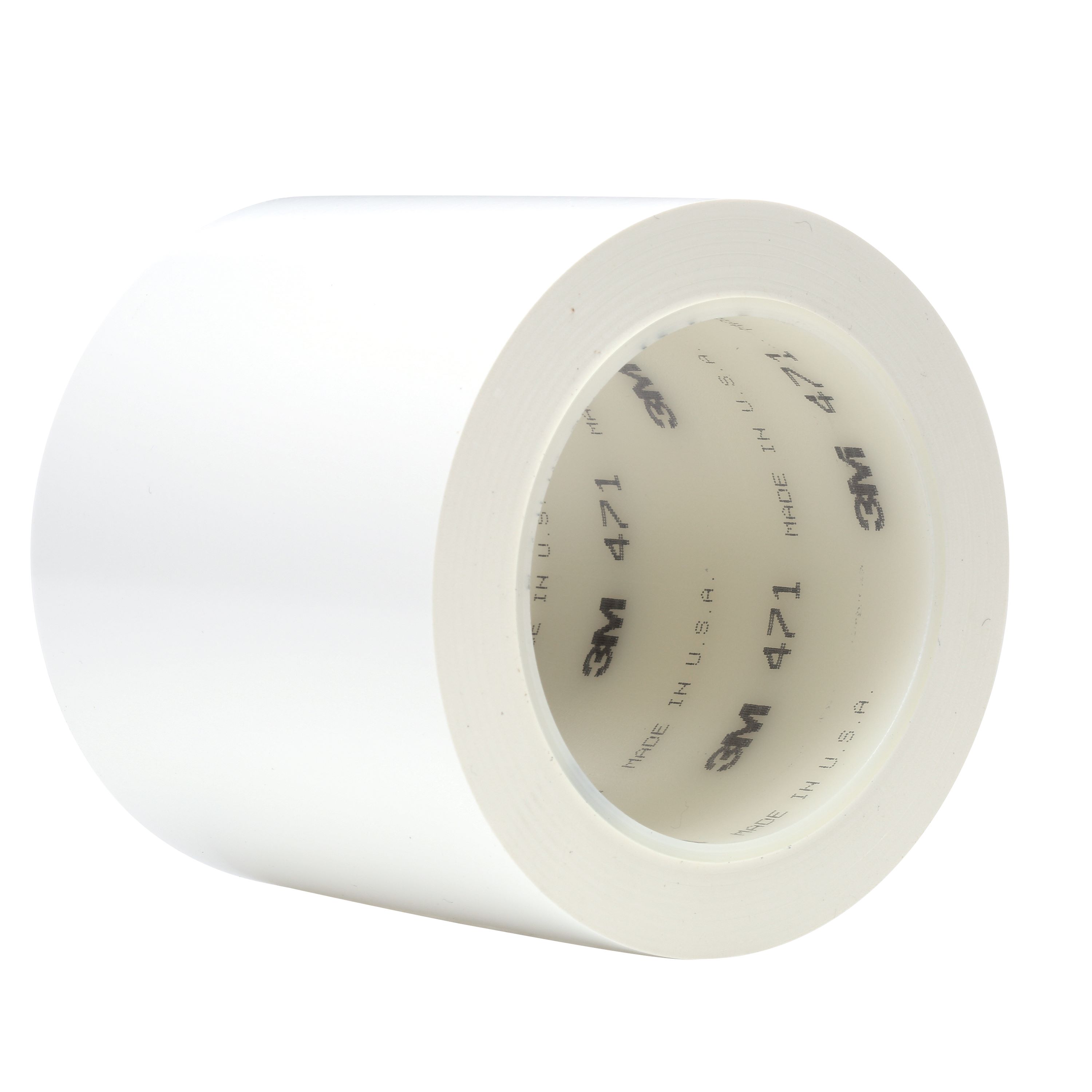 Ruban adhésif 3M™ en PVC souple 471, blanc, 102 mm x 33 m, 0,14 mm