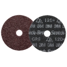 Disque en non-tissé de précision Scotch-Brite™ pour les exigences les plus élevées, HD-DH, grain grossier 120+, 127 mm x 22,23 mm, 50 pièces par carton
