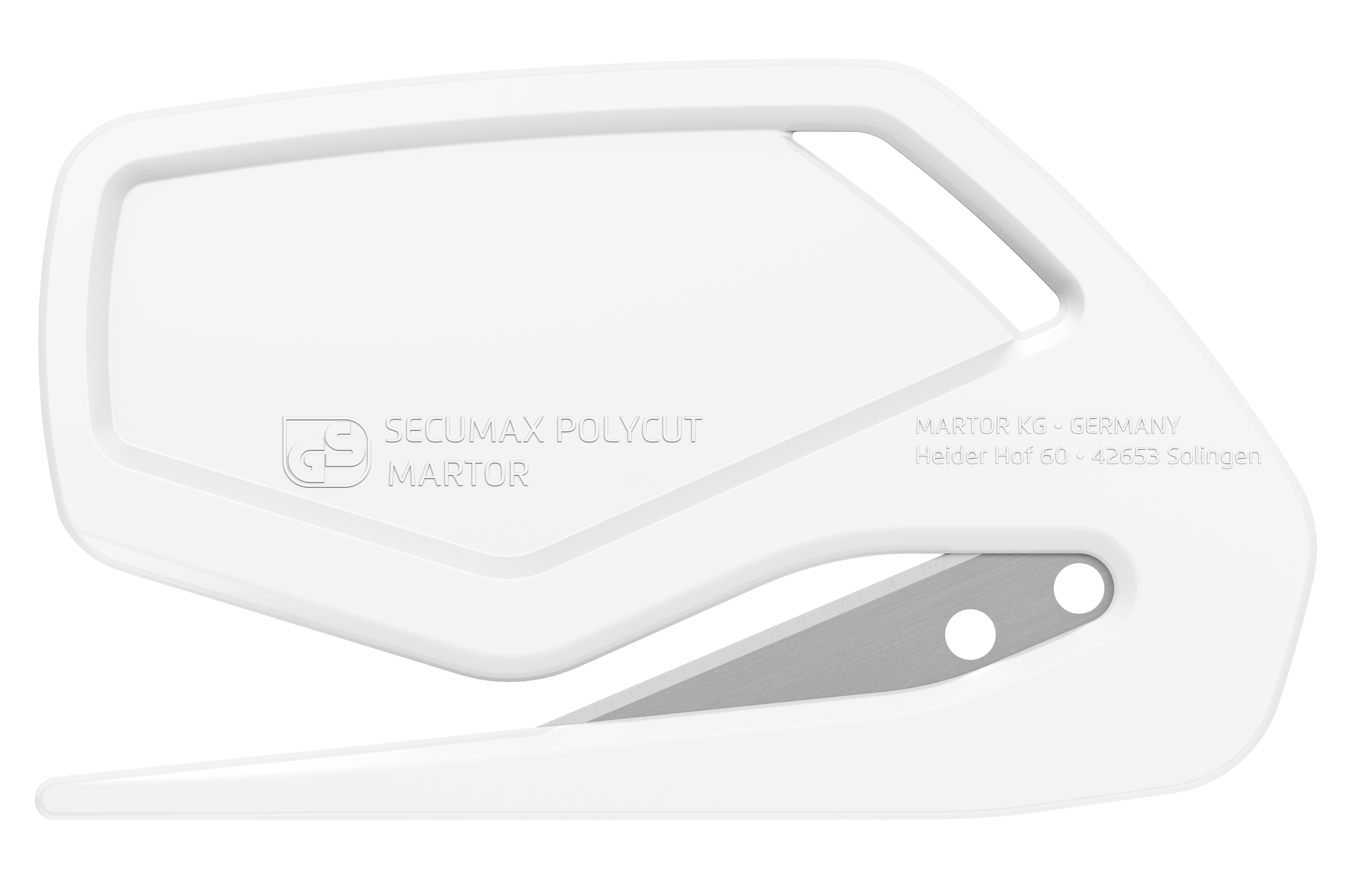 Couteaux de sécurité MARTOR SECUMAX POLYCUT à lame pointue 85 | 100 pièces
