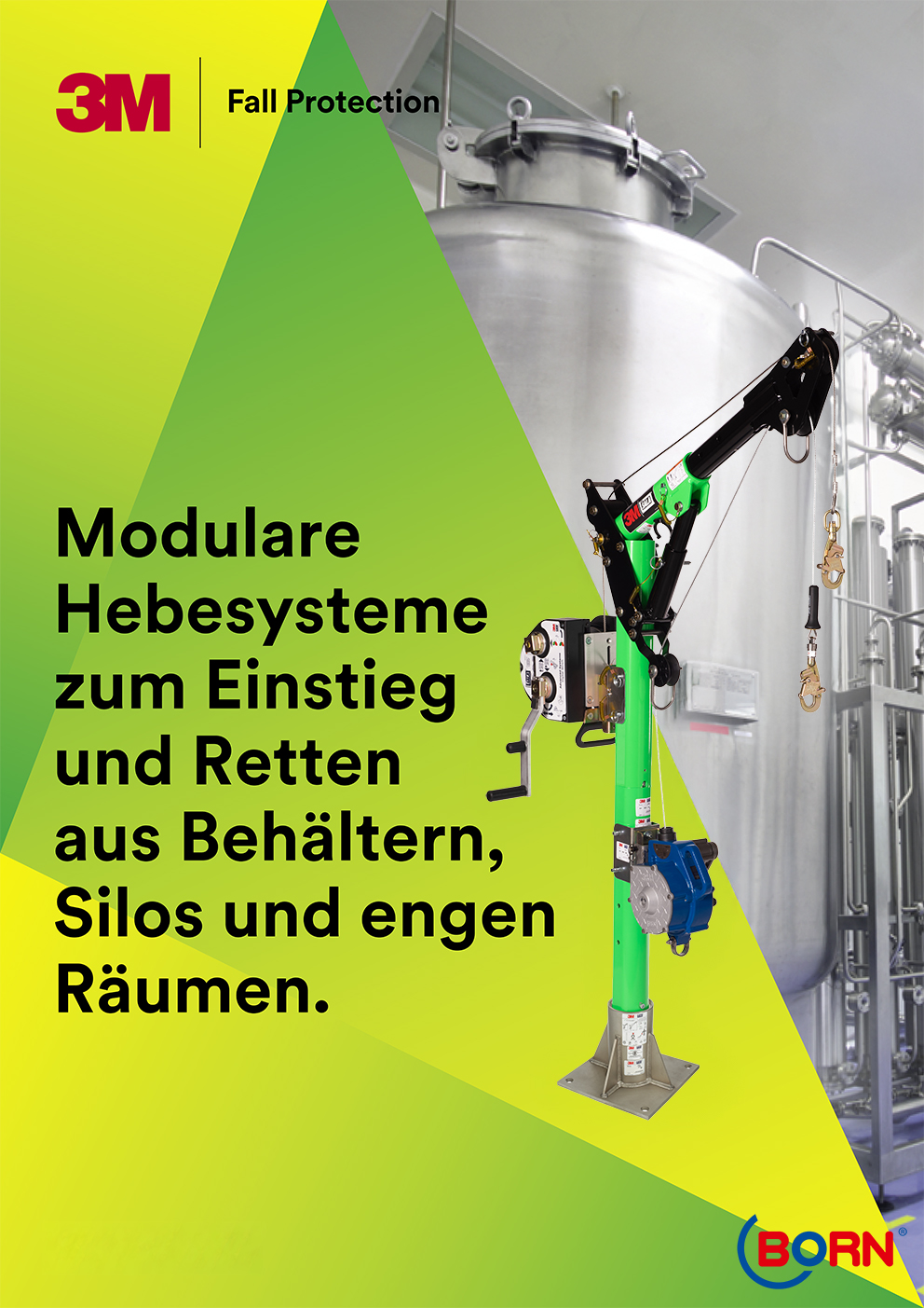 3M Modulare Hebesysteme zum Einstieg und Retten aus Behältern, Silos und engen Räumen - Katalog