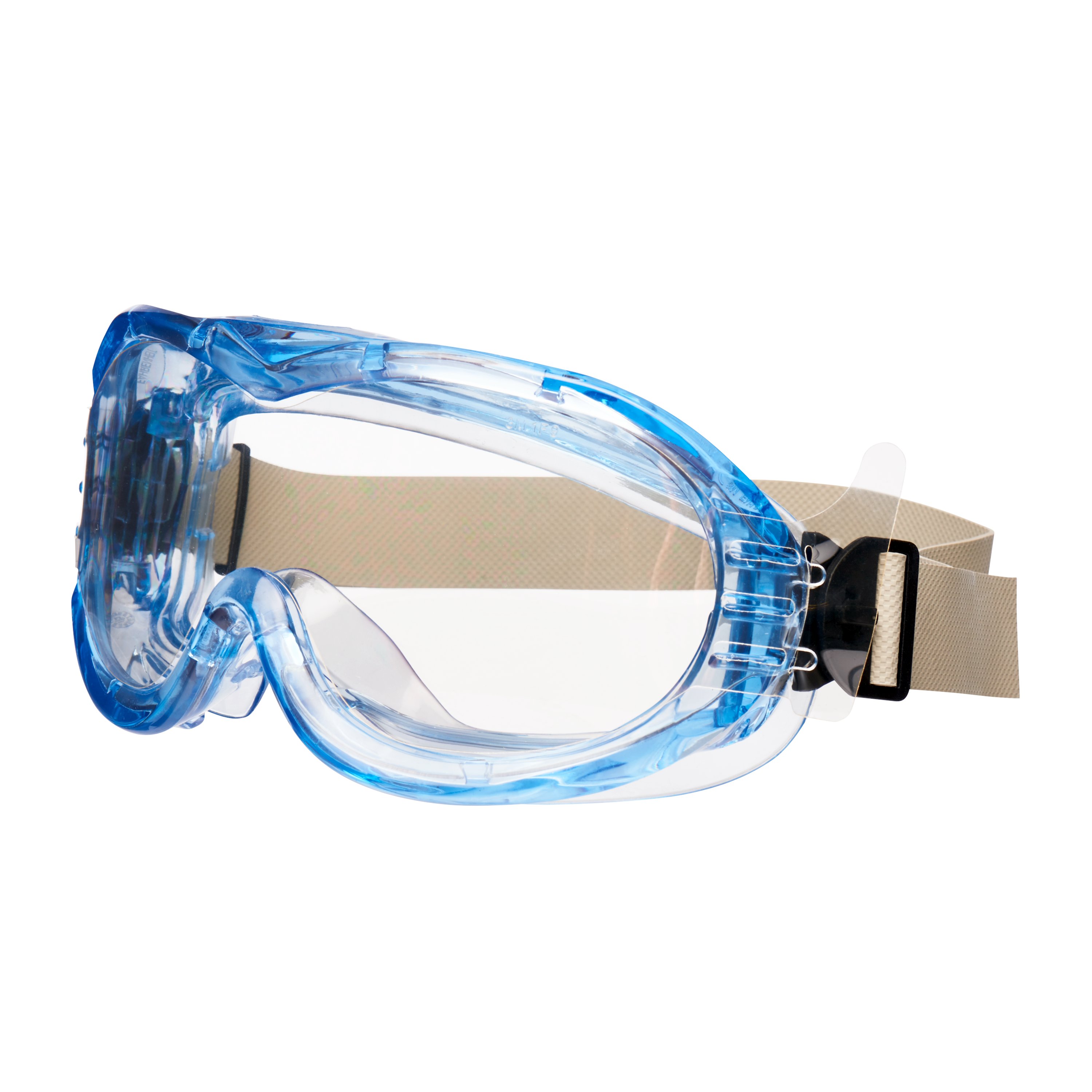 3M™ Fahrenheit™ Vollsicht-Schutzbrille, T-N-Wear, indirekte Belüftung, Neoprenkopfband, Anti-Fog-Beschichtung, transparentes Acetatglas, 71360-00013, 10 pro Packung