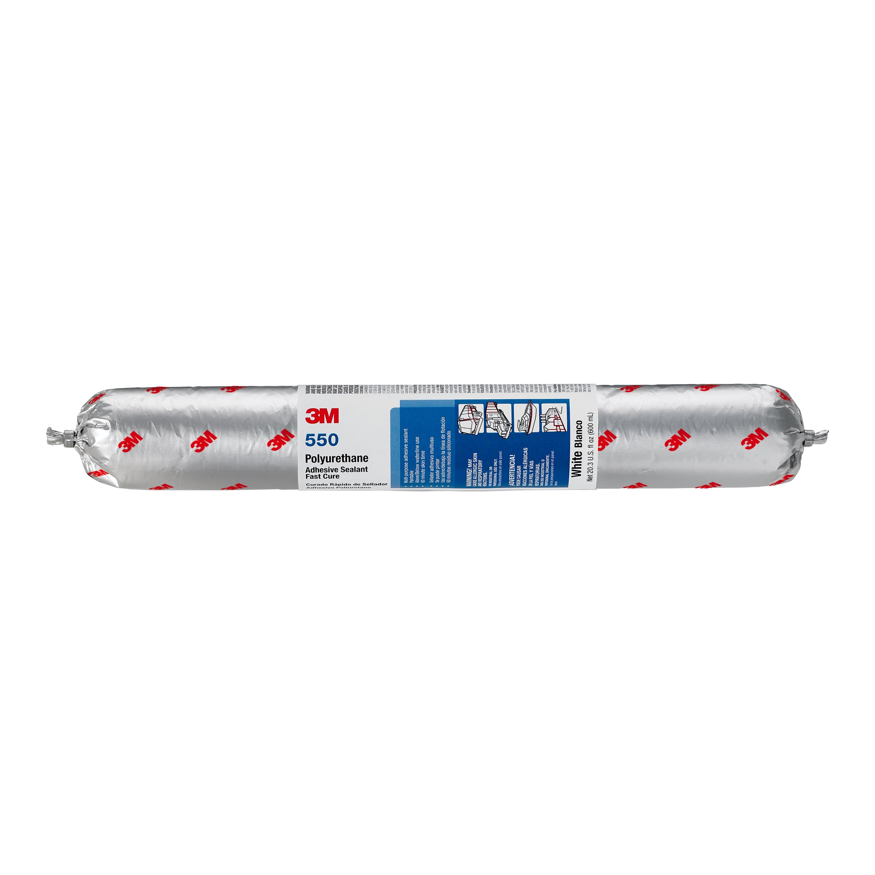 3M™ Polyurethane-based Adhesive and Sealant 550 FC, Grey, 22 l