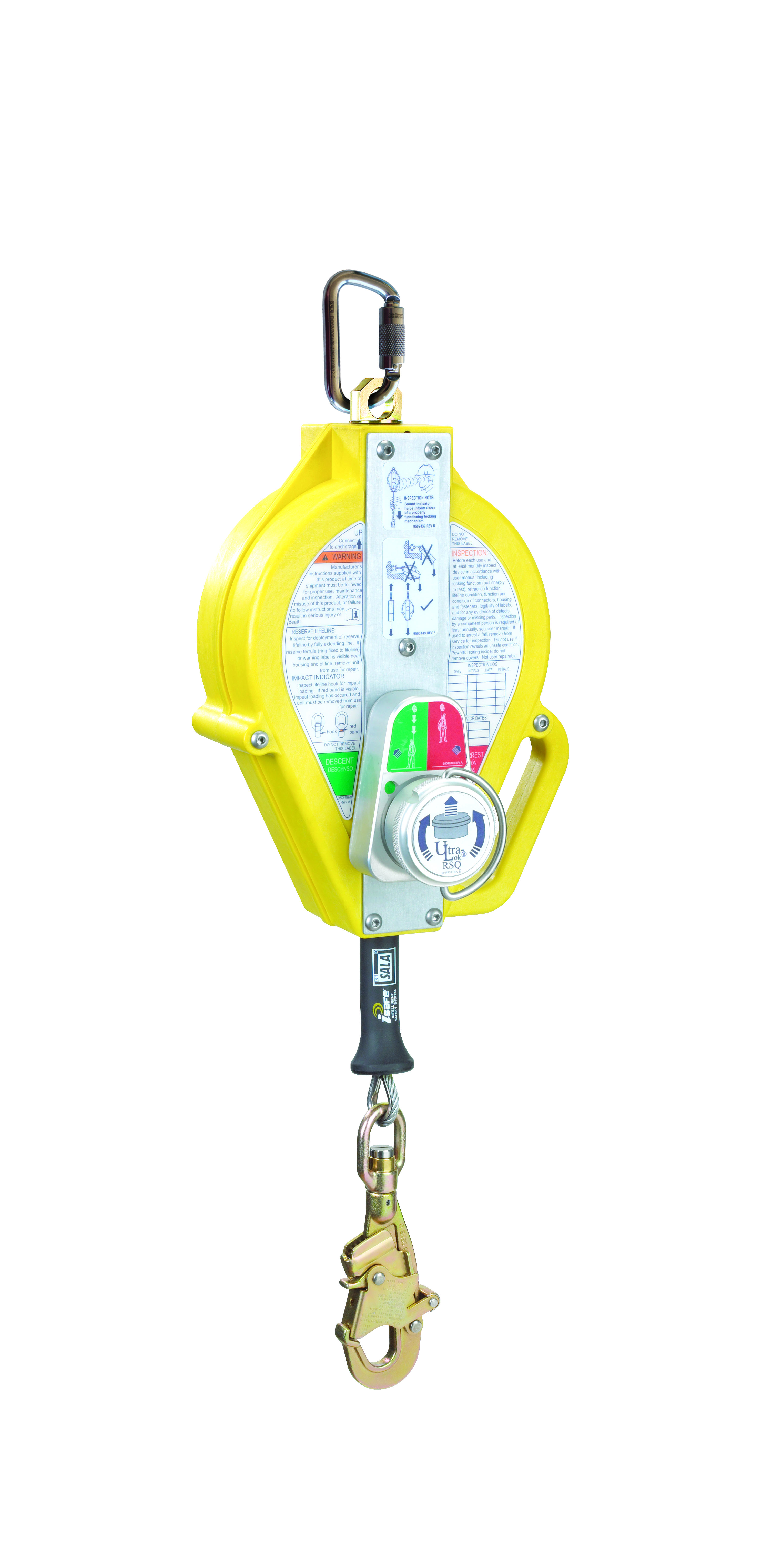3M™ DBI-SALA® Ultra-Lok™ RSQ Höhensicherungsgerät, Edelstahlseil, 15 m, 3504555