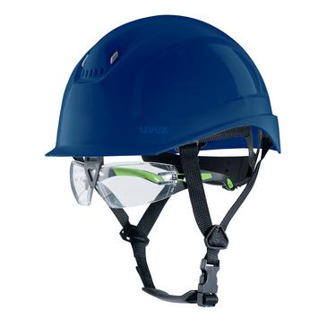uvex pheos S-KR IES 9772555 safety helmet, blue, with ventilation