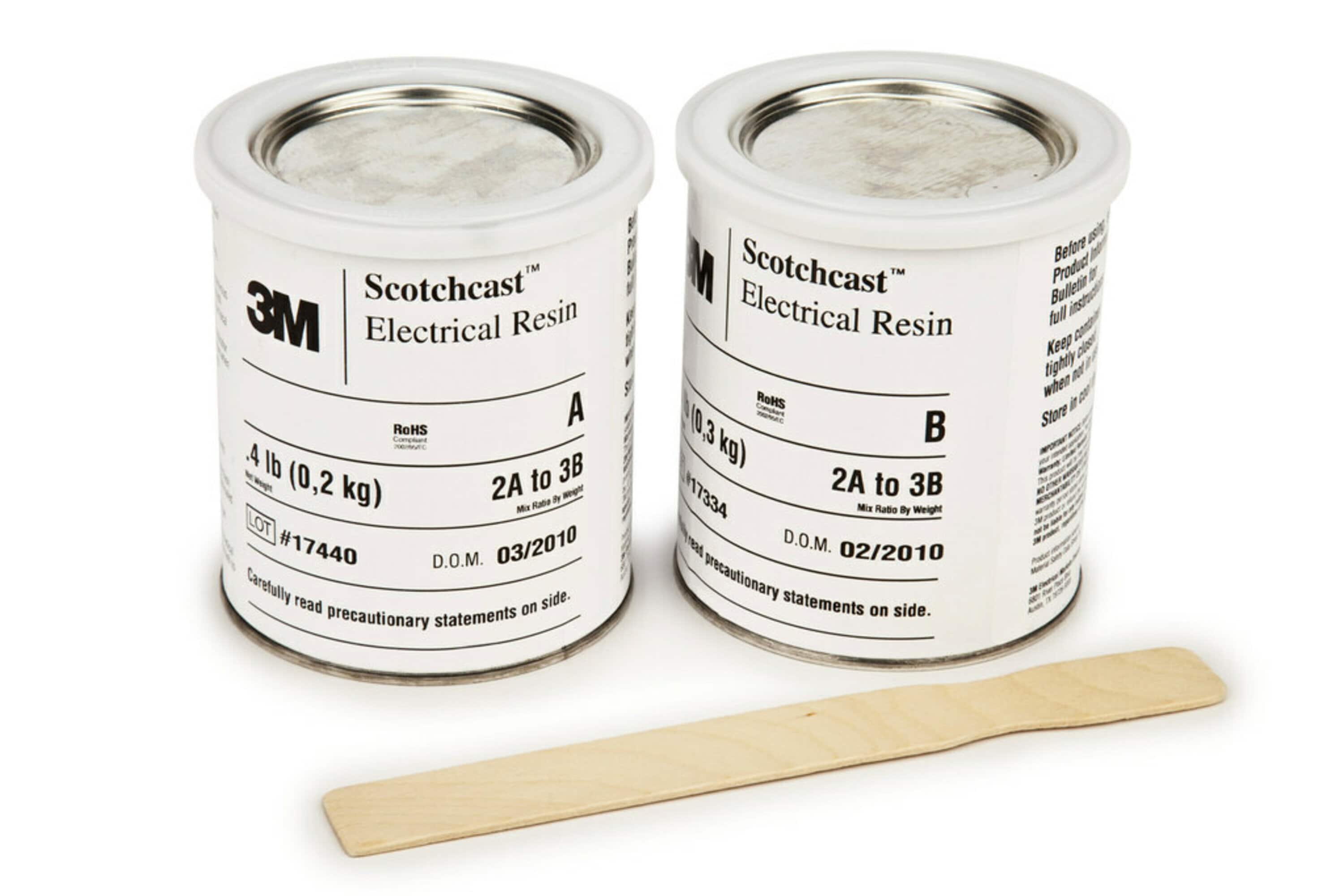 3M™ Scotchcast™ 10N Epoxid-Flüssigharz, Braun, Teil A+B, 9,07 kg