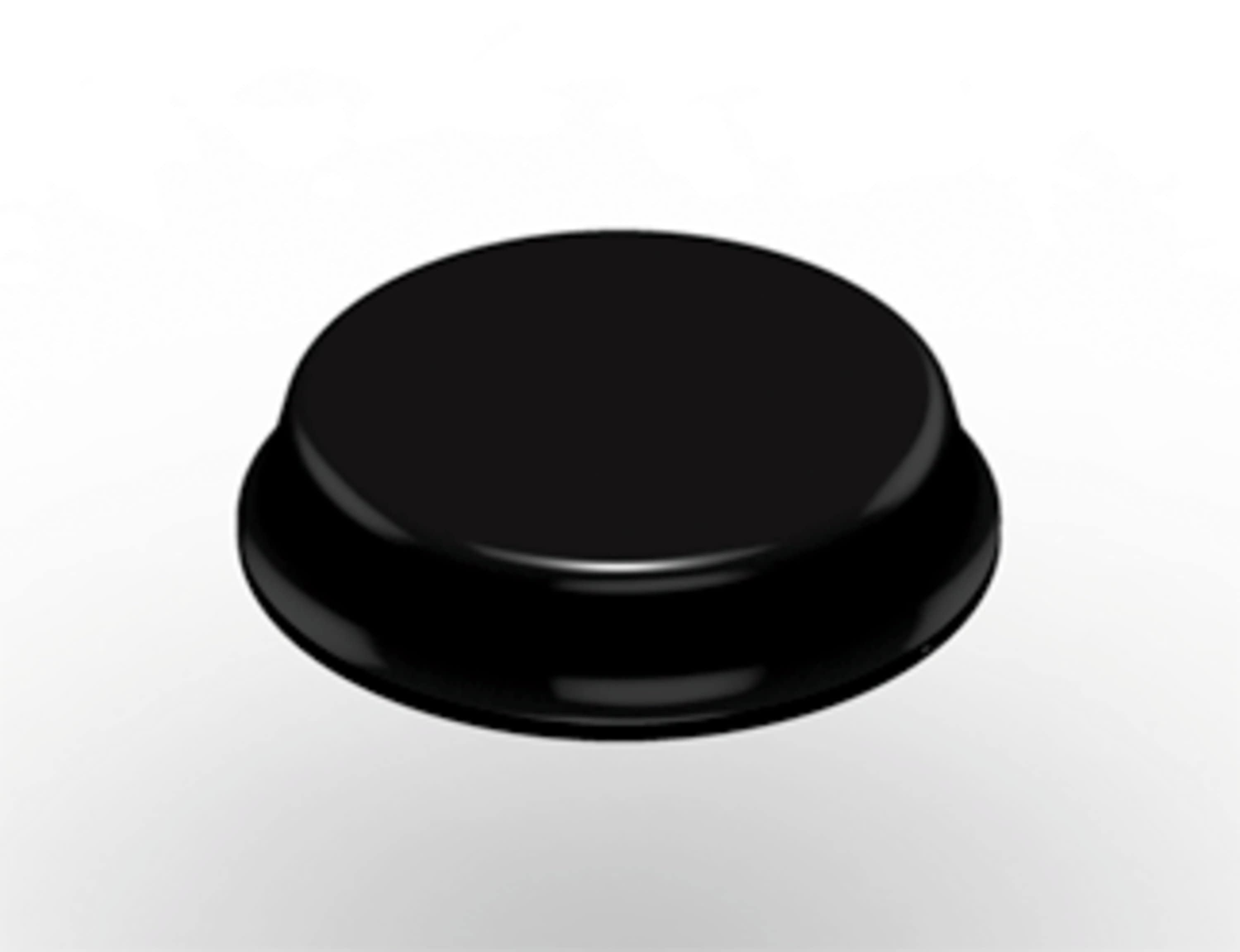 Butée élastique 3M™ Bumpon™ SJ6344, noire, 19,0 x 4,0 mm, caoutchouc synthétique R-25