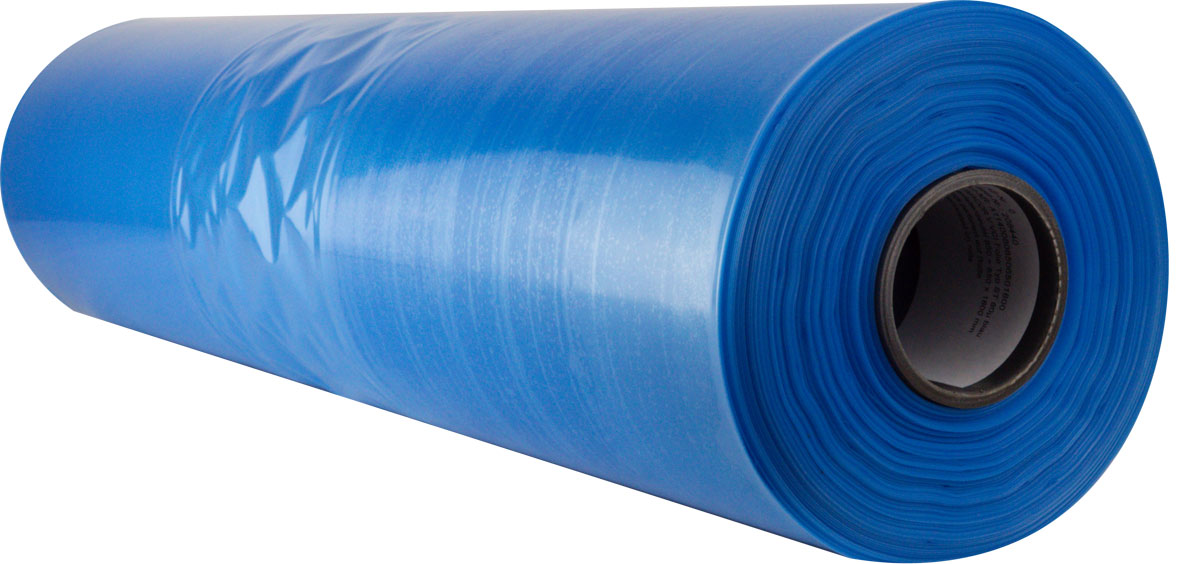 VCI tubular film, blue-translucent, multi-metal protection, 400 x 0.100 mm / 100 m