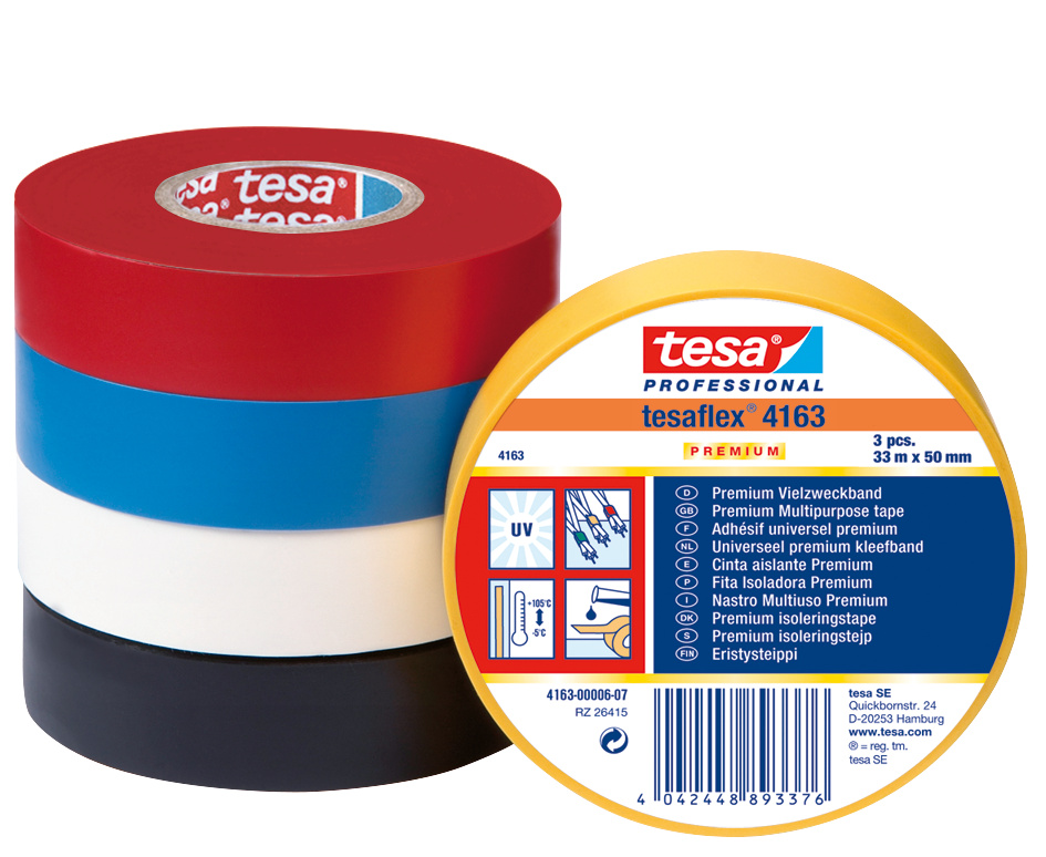 tesaflex 4163, 33m x 15mm, blue