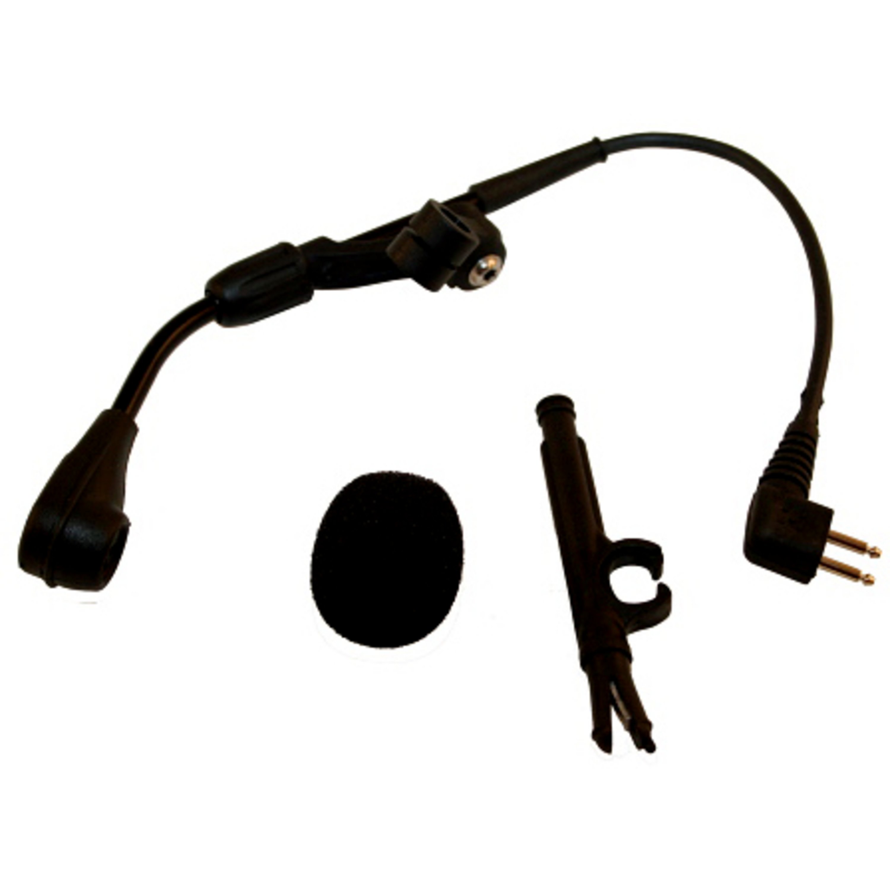 Bras de microphone à électret 3M™ PELTOR™, câble de 270 mm avec connecteur J22, avec bonnette anti-vent M995/2, MT53N-12A/1