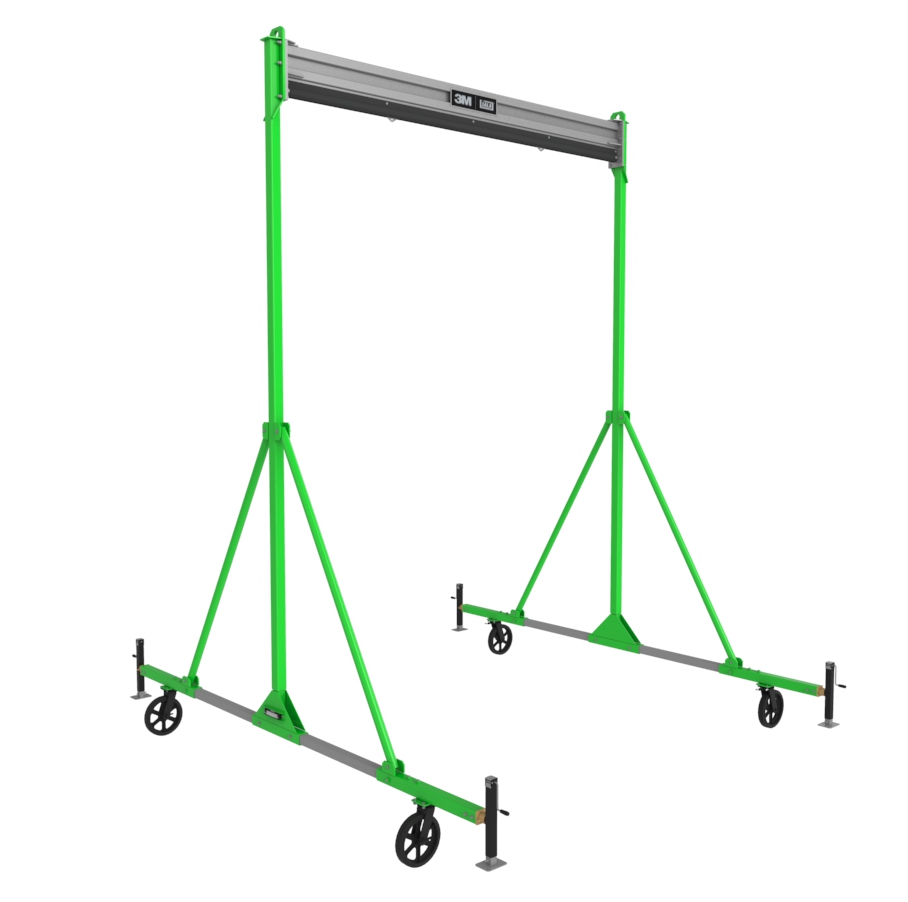 3M™ DBI-SALA® Flexiguard™ A-frame rail anchor system, fixed height, 2 users, 6.09 m high, 4.57 m wide, 8560030